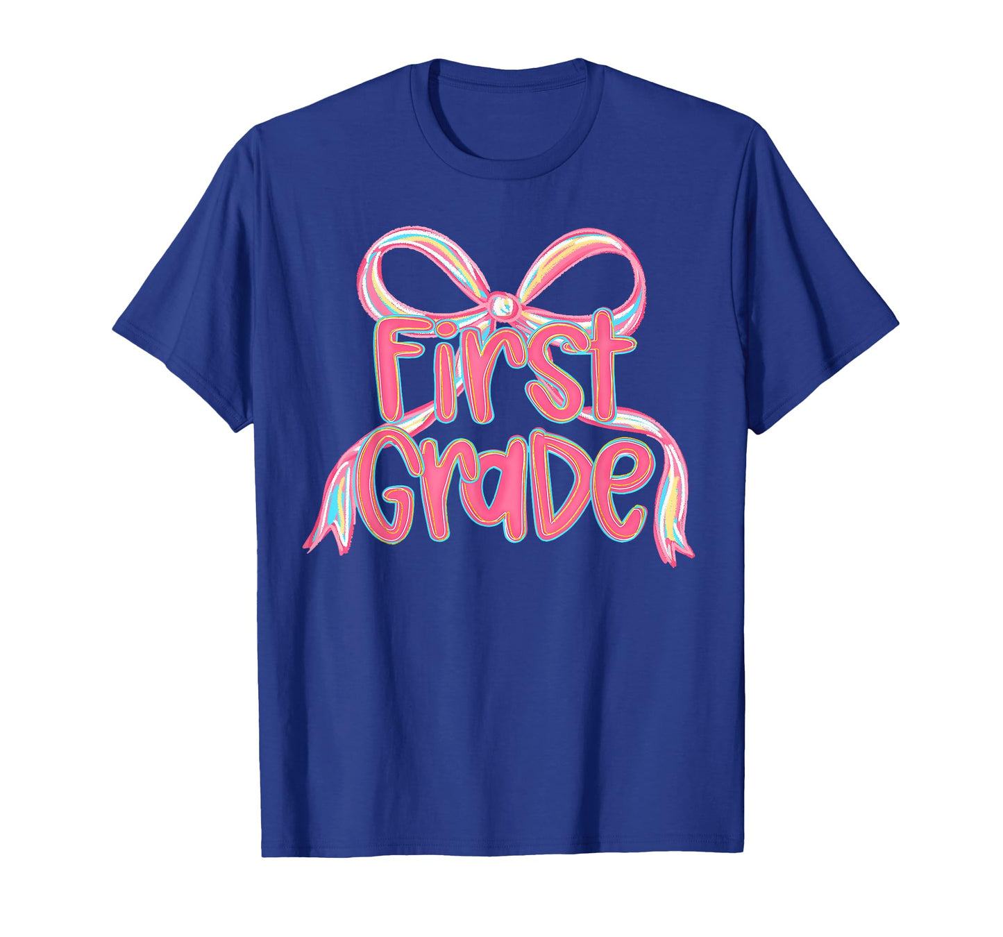 First Grade Coquette Bow Back To School First Day Of School T-Shirt