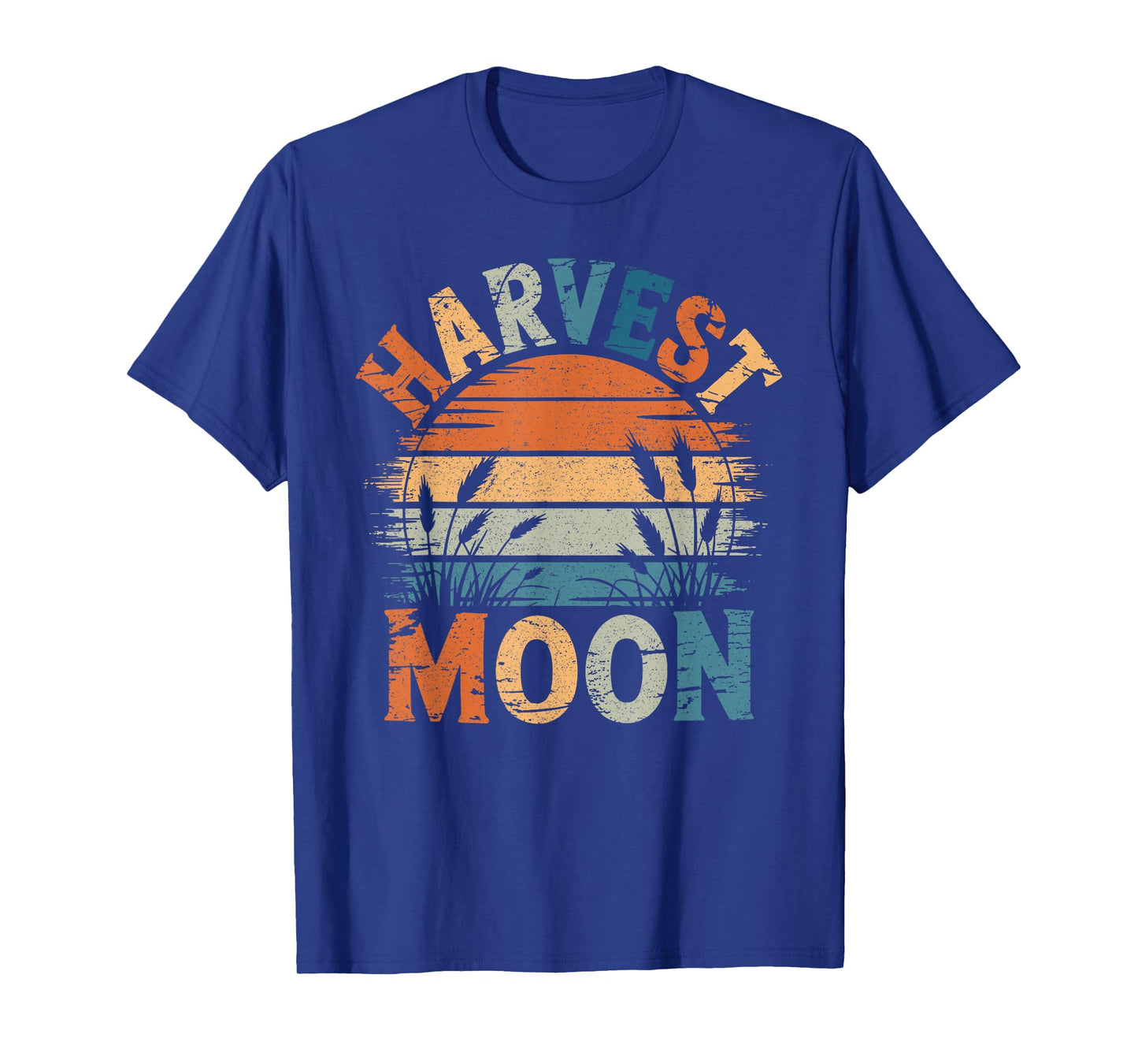 Vintage Harvest Moon s, Mens Womens Autumn Fall T-Shirt