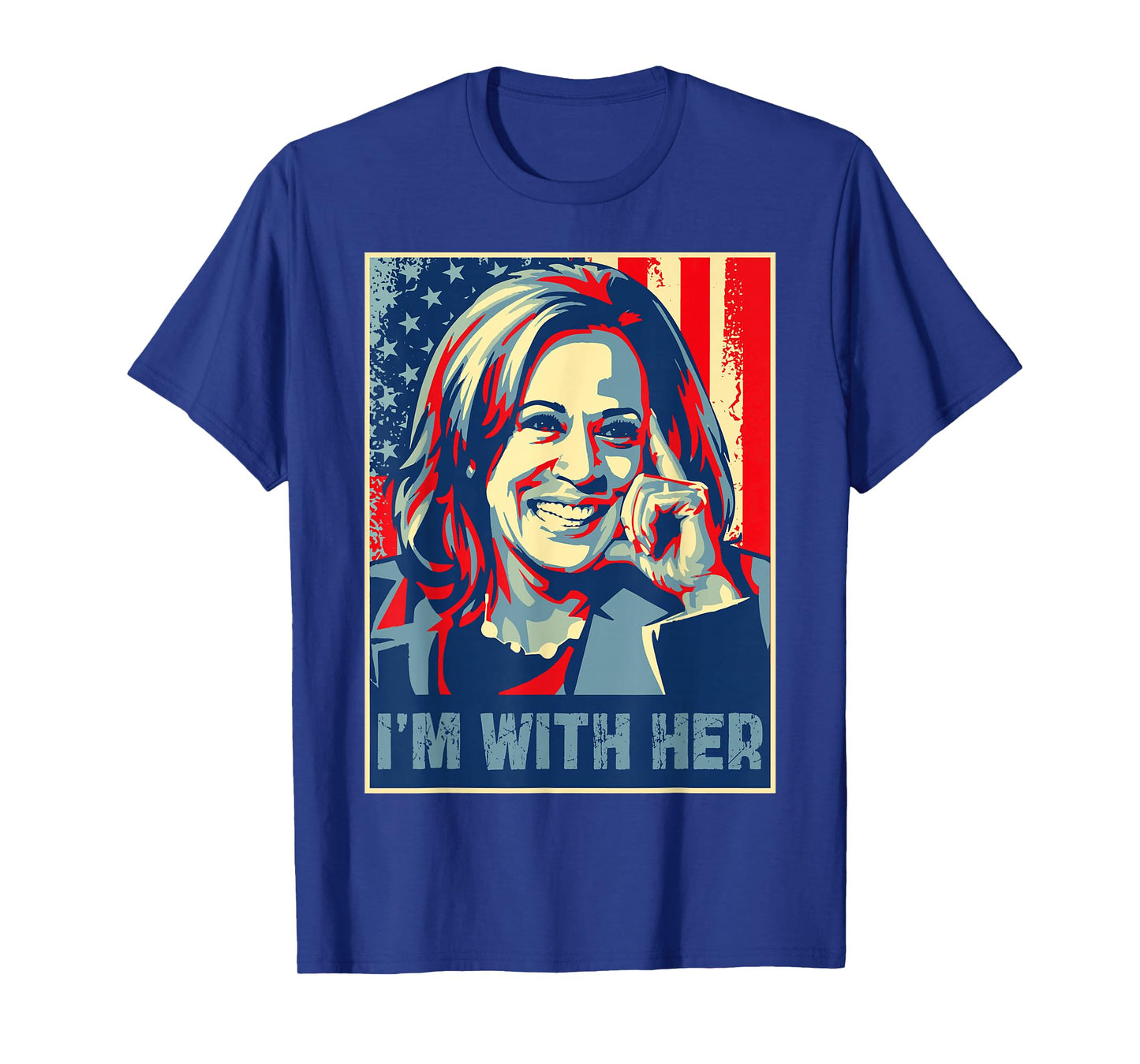 Retro I'm With Her Kamala Harris USA President Election 2028 T-Shirt