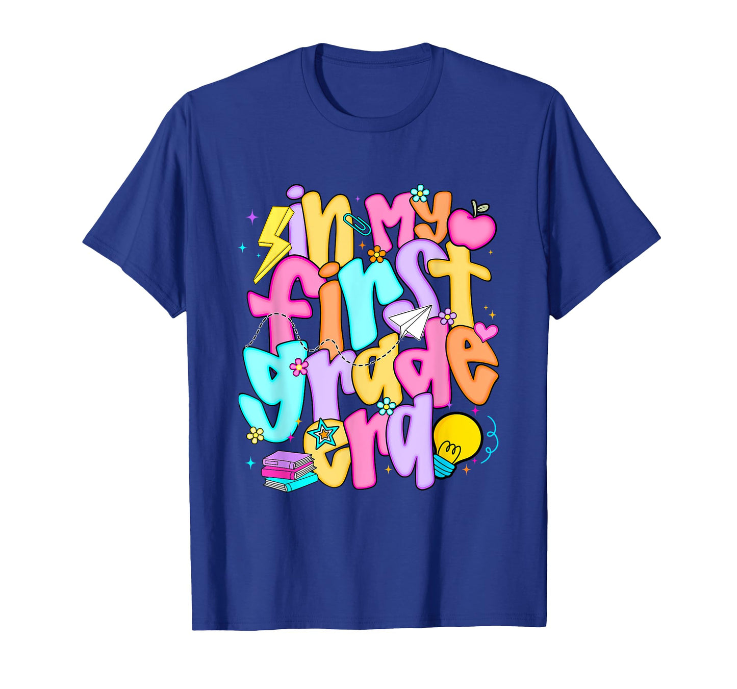 In My First Grade Era Preppy Back To School Teachers Kids T-Shirt