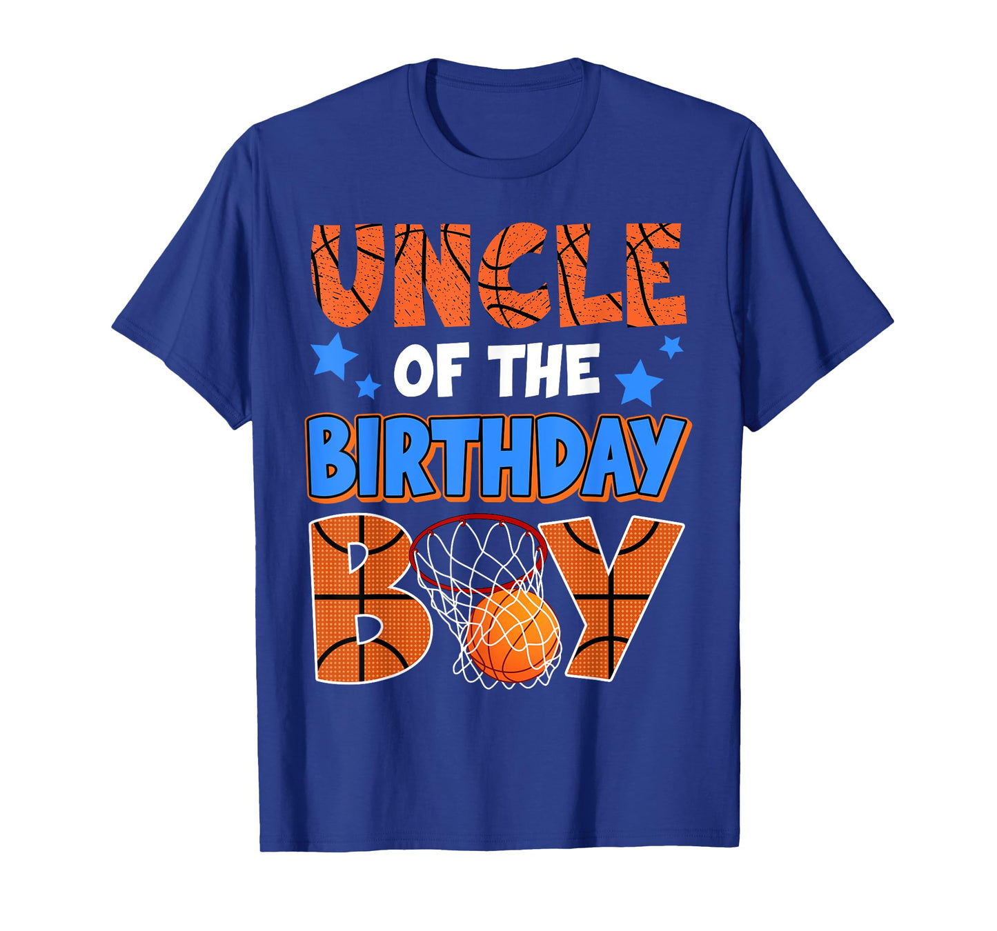 Basketball Uncle Of The Birthday Boy Family Matching T-Shirt