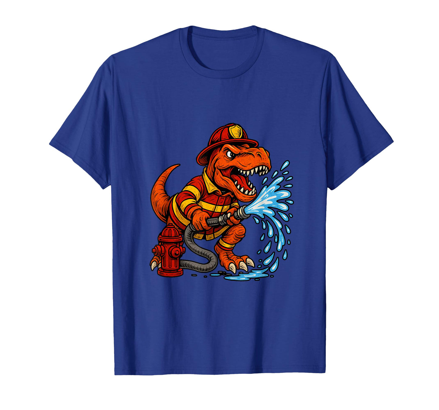 Funny Firefighter Art for Kids Toddlers Fireman Firefighter T-Shirt