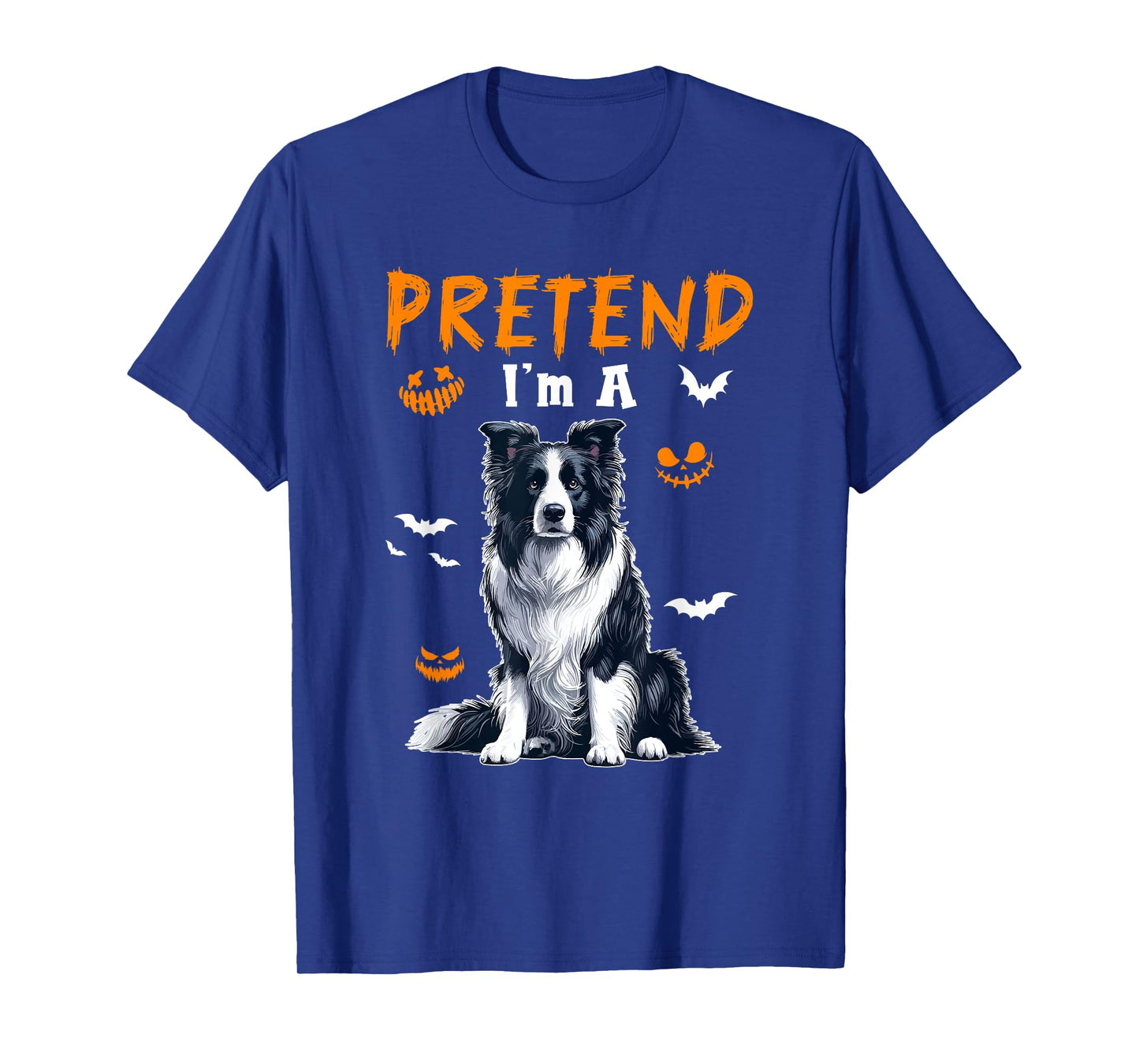 Pretend I'm A Border Collie Halloween Costume Owner Kids T-Shirt