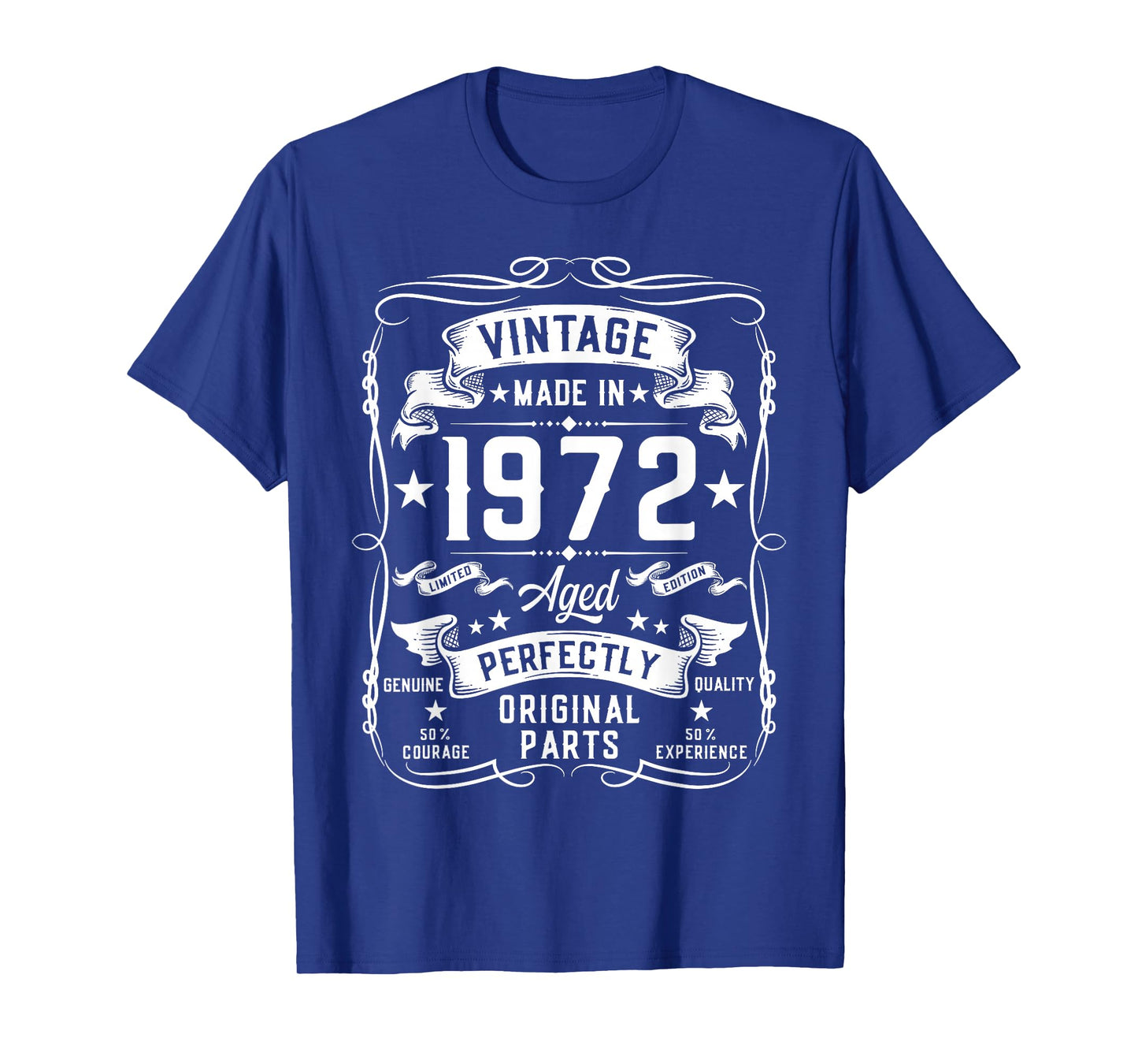 Vintage 1972 53 Years Old Gifts for Men 53yr 53rd Birthday T-Shirt