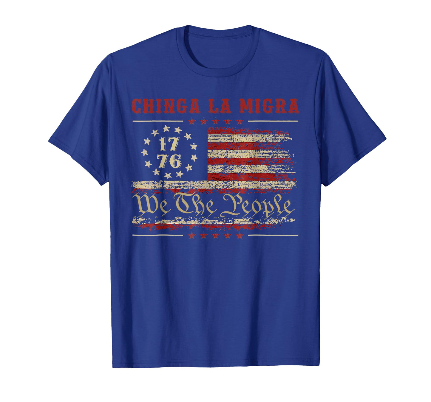 America Vintage Chinga La Migra Shirt For Men Women T-Shirt