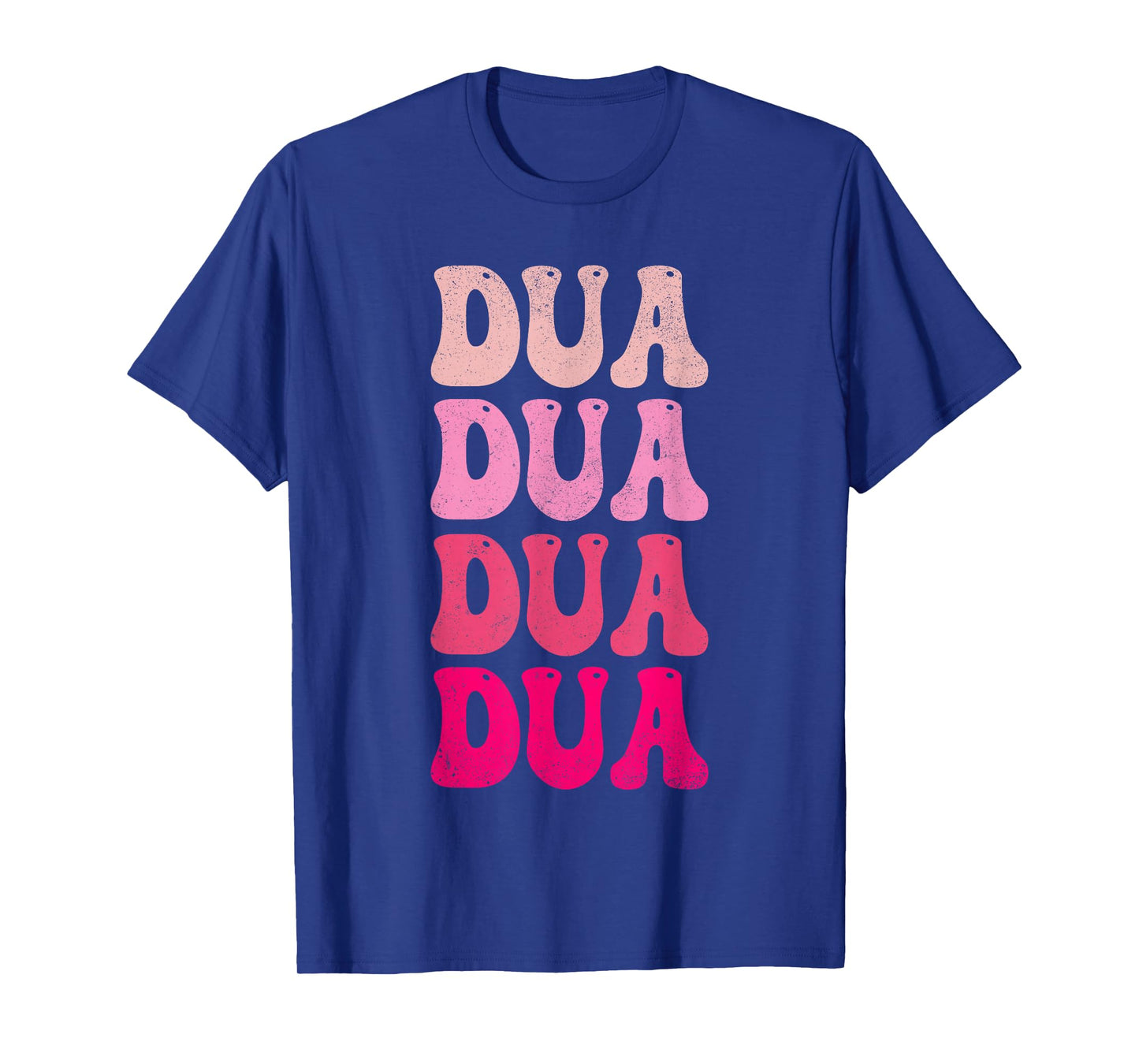 Vintage Retro Dua Personalized Name I Love Dua Groovy Meme T-Shirt