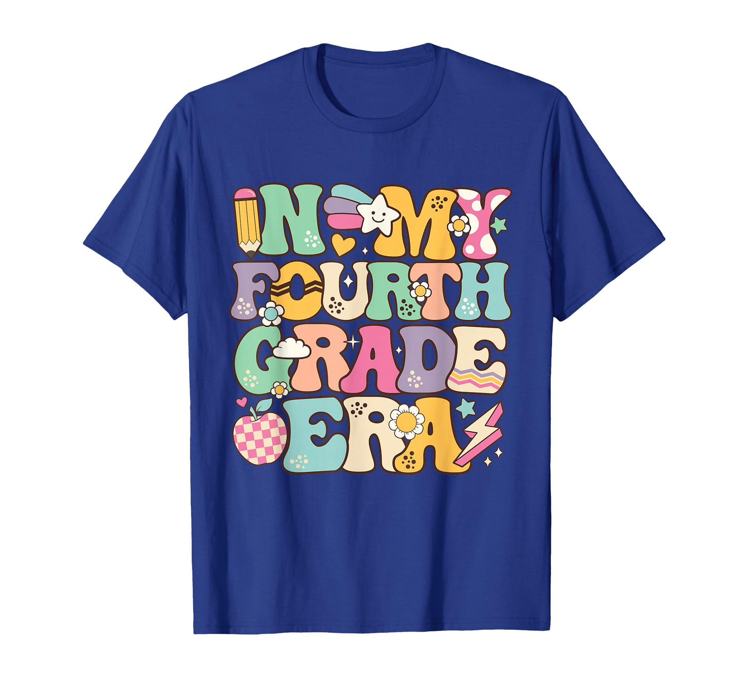 In My Fourth Grade Era Girl Back To School 4th Grade Teacher T-Shirt