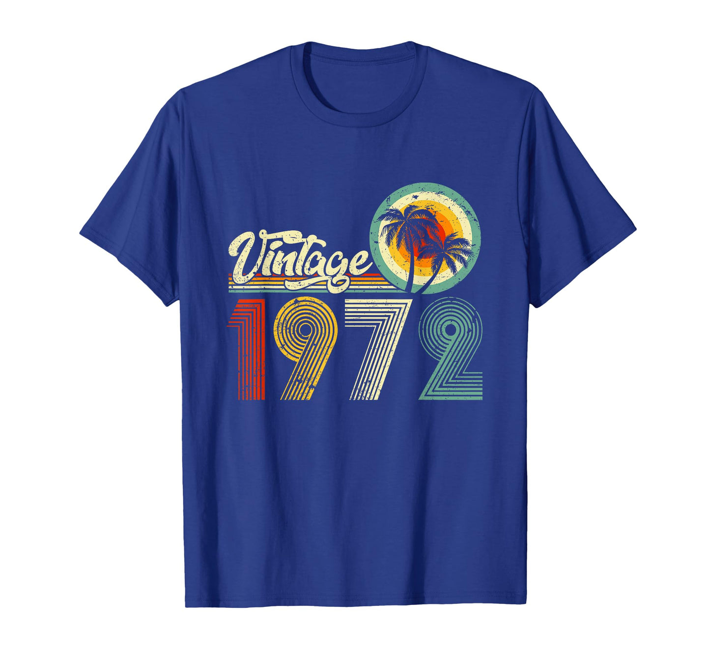 50 Year Old Gift Men Women Vintage 1972 50th Birthday Retro T-Shirt