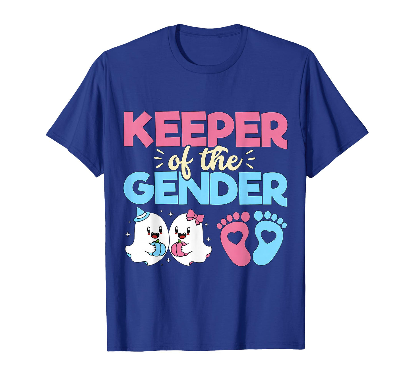 Keeper of The Gender Pumpkin Halloween Baby Gender Reveal T-Shirt