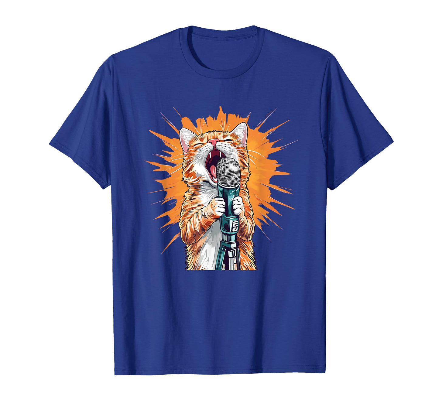 Awesome Karaoke Outfit with Singing Cat T-Shirt