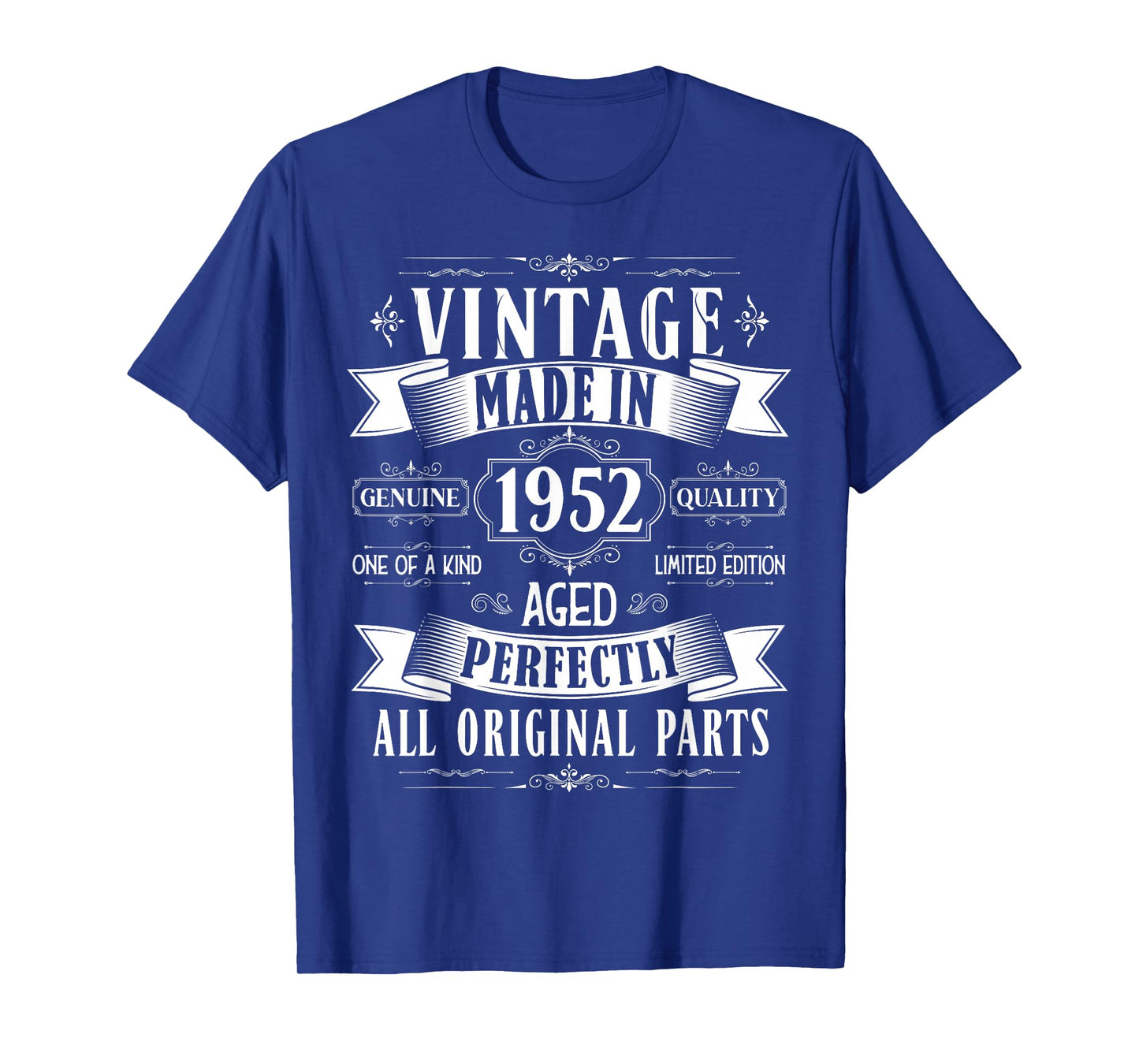 Vintage 73rd birthday men Born 1952 73 years old Bday mens T-Shirt