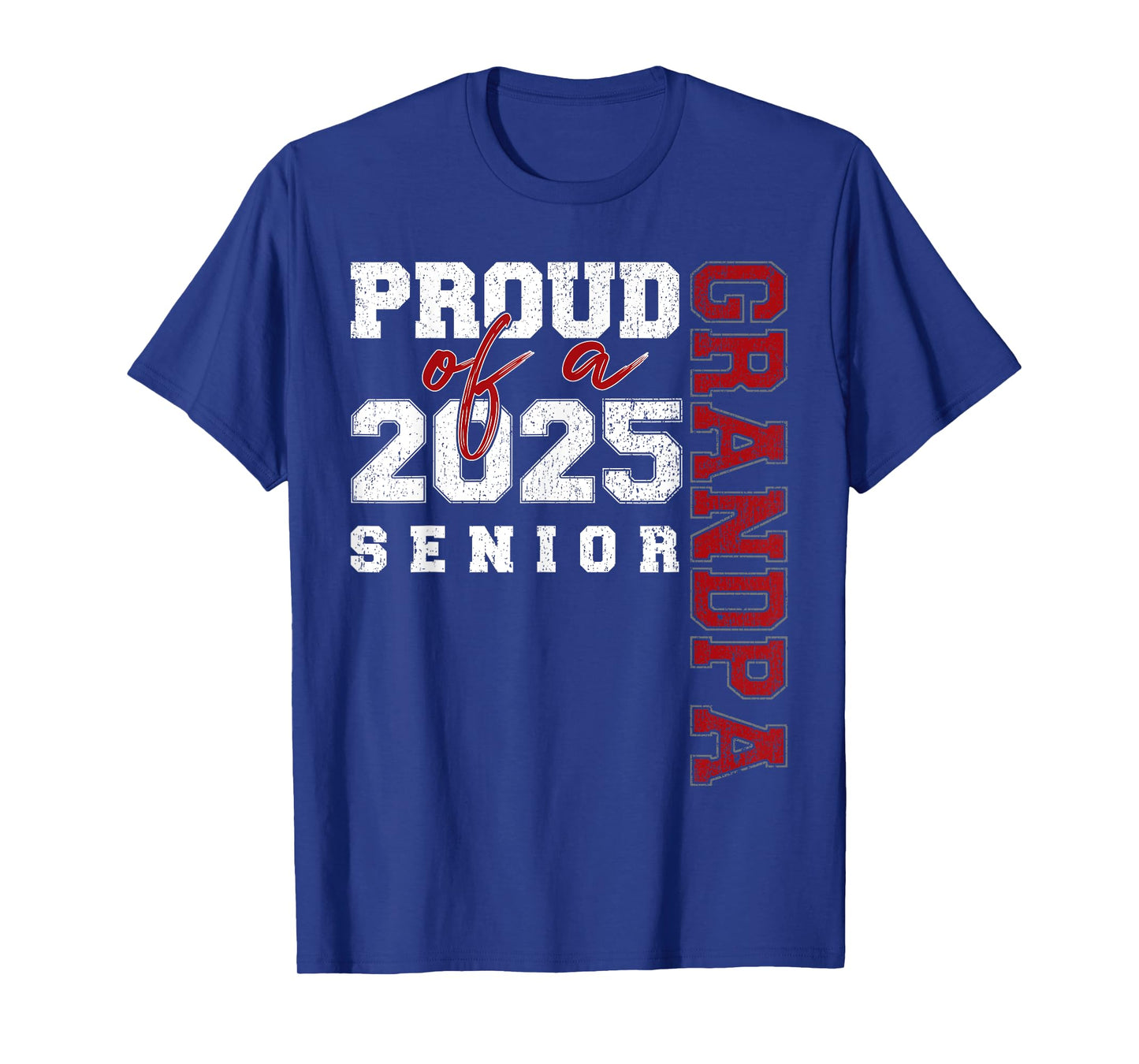 Proud Grandpa Of A Class Of 2025 Senior Graduation 25 T-Shirt