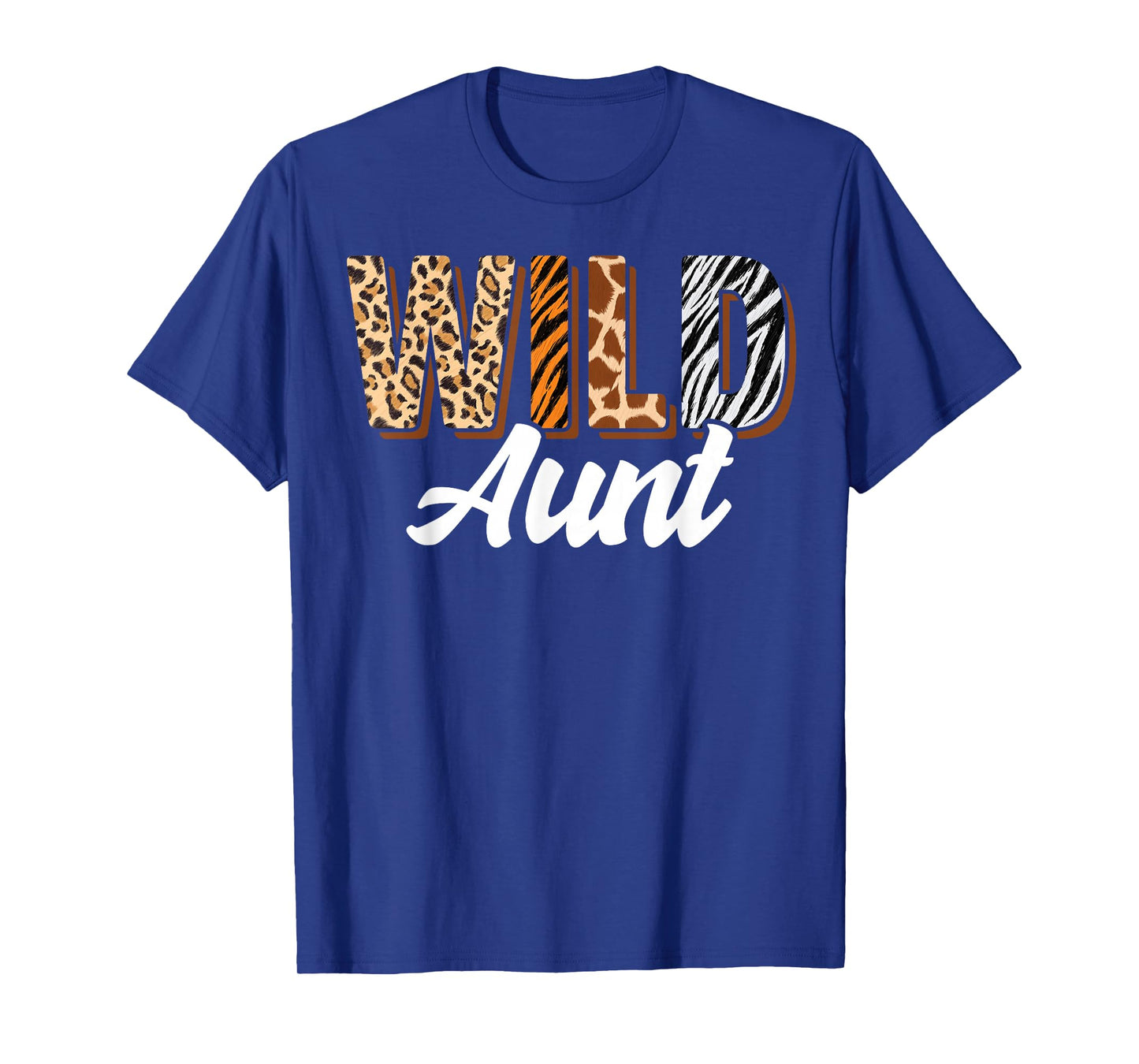 Wild Aunt Zoo Born Two be Wild B-day Safari Jungle Animal T-Shirt