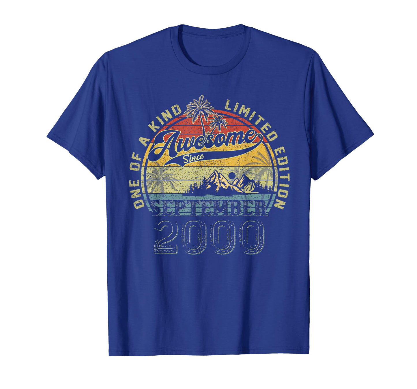 25th Bday Gifts for Men September 2000 25 Year Old T-Shirt