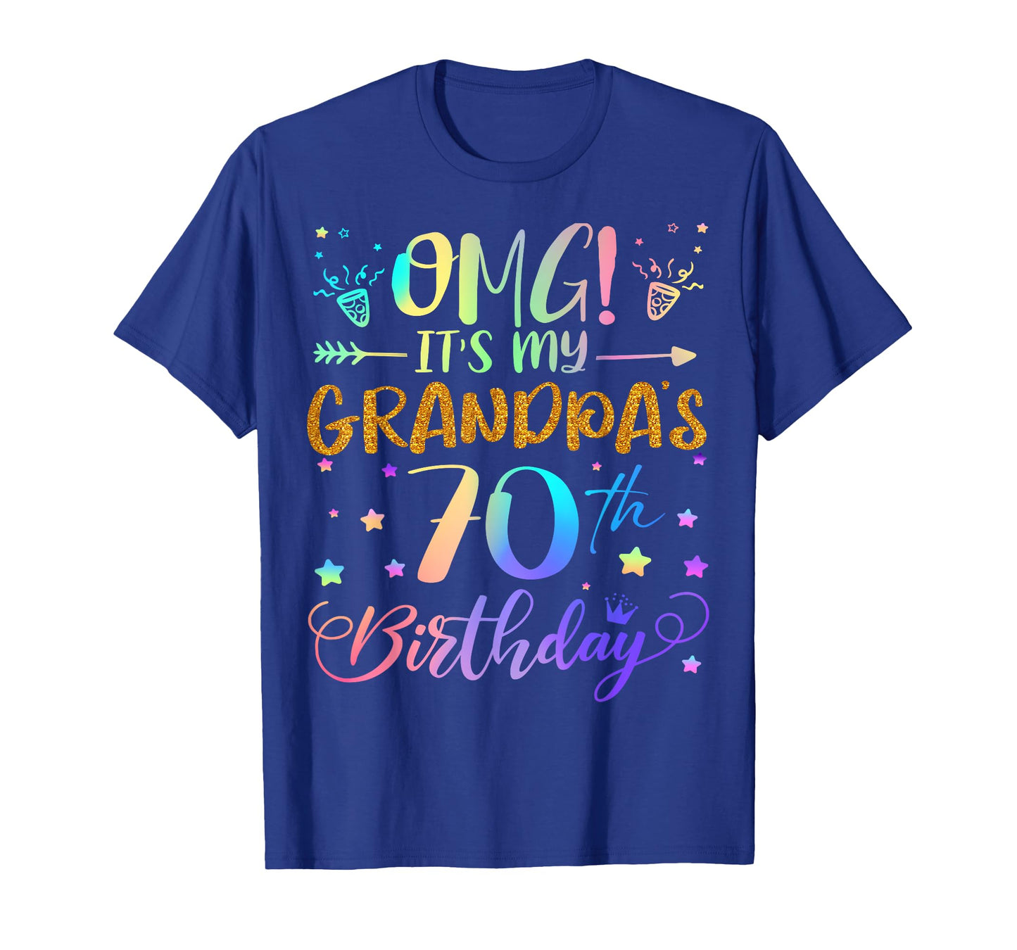 OMG It's My Grandpa's 70th Birthday Sweet 70 Years Old T-Shirt