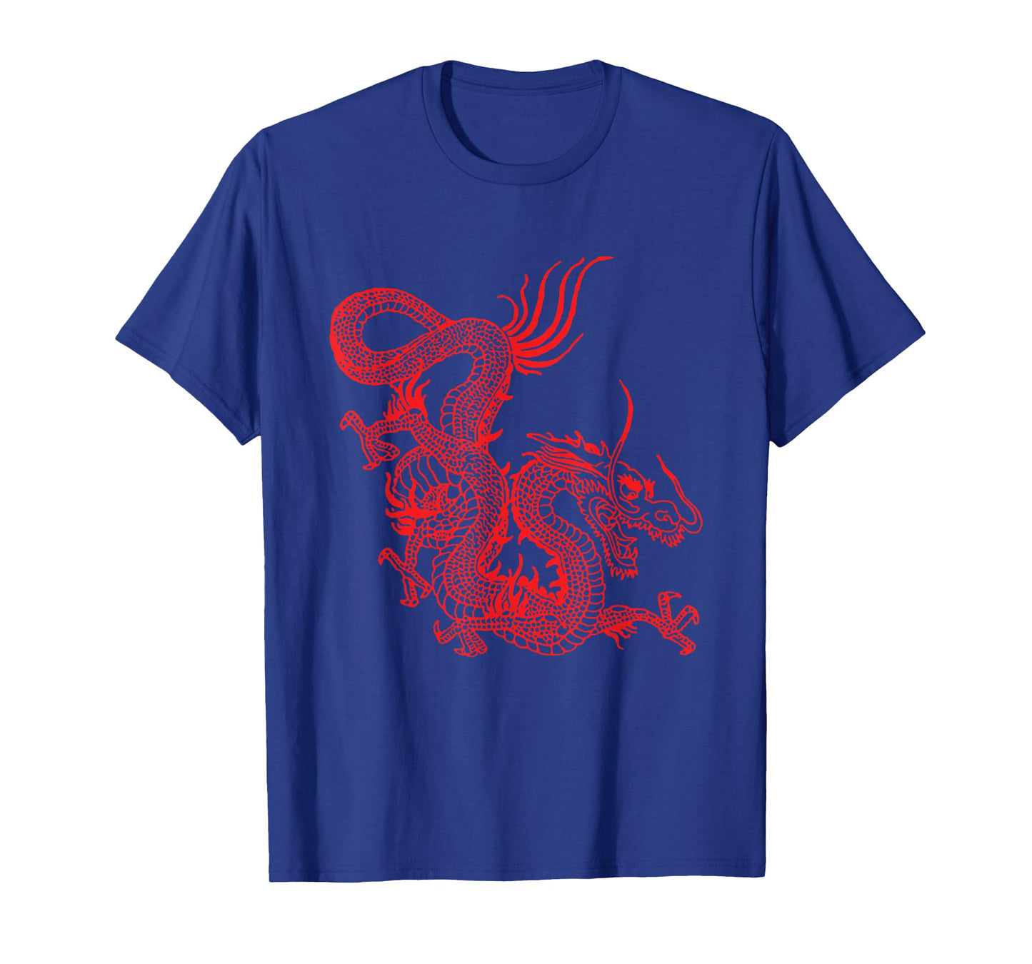 Vintage Red Chinese Dragon 80s, Traditional Asian Gift T-Shirt