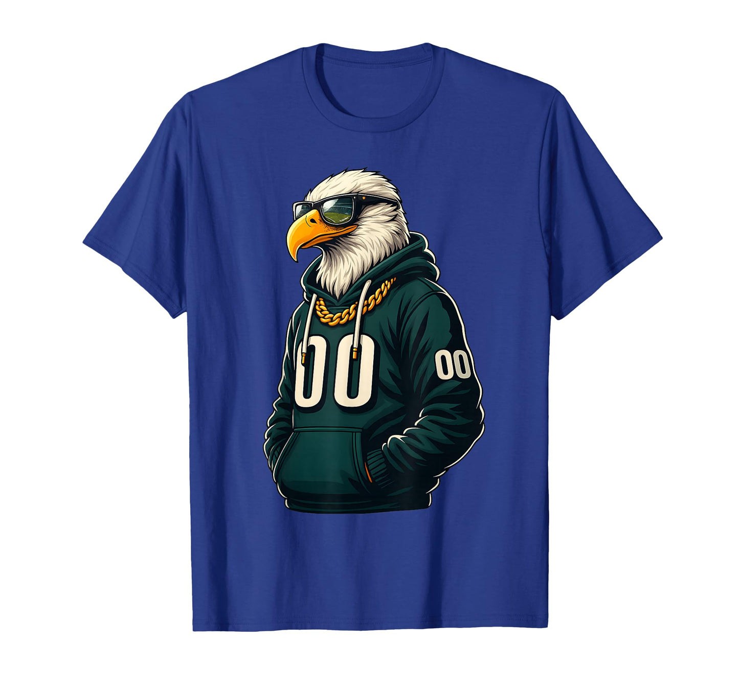 Bald Face Eagle with Sunglasses Women Men Kids Funny Tees T-Shirt