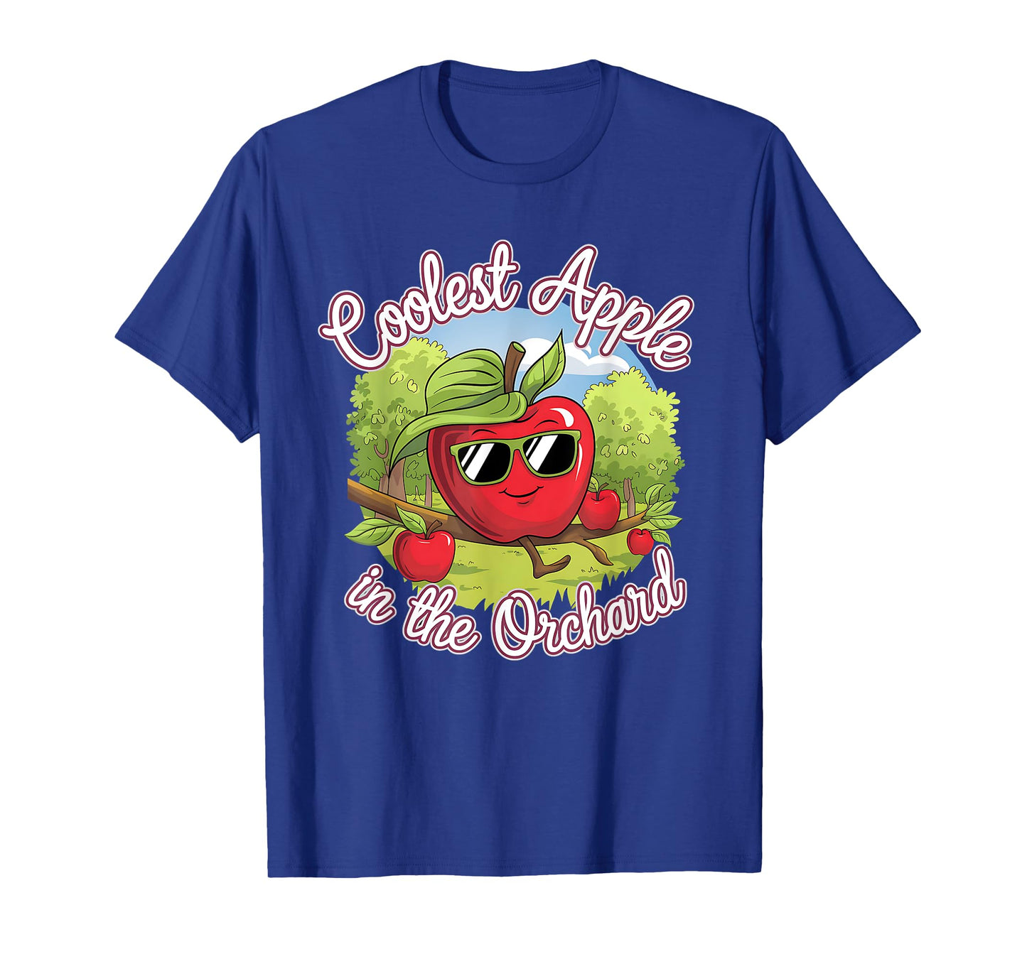 Retro Coolest Apple in the Orchard | Apple Picking Season T-Shirt