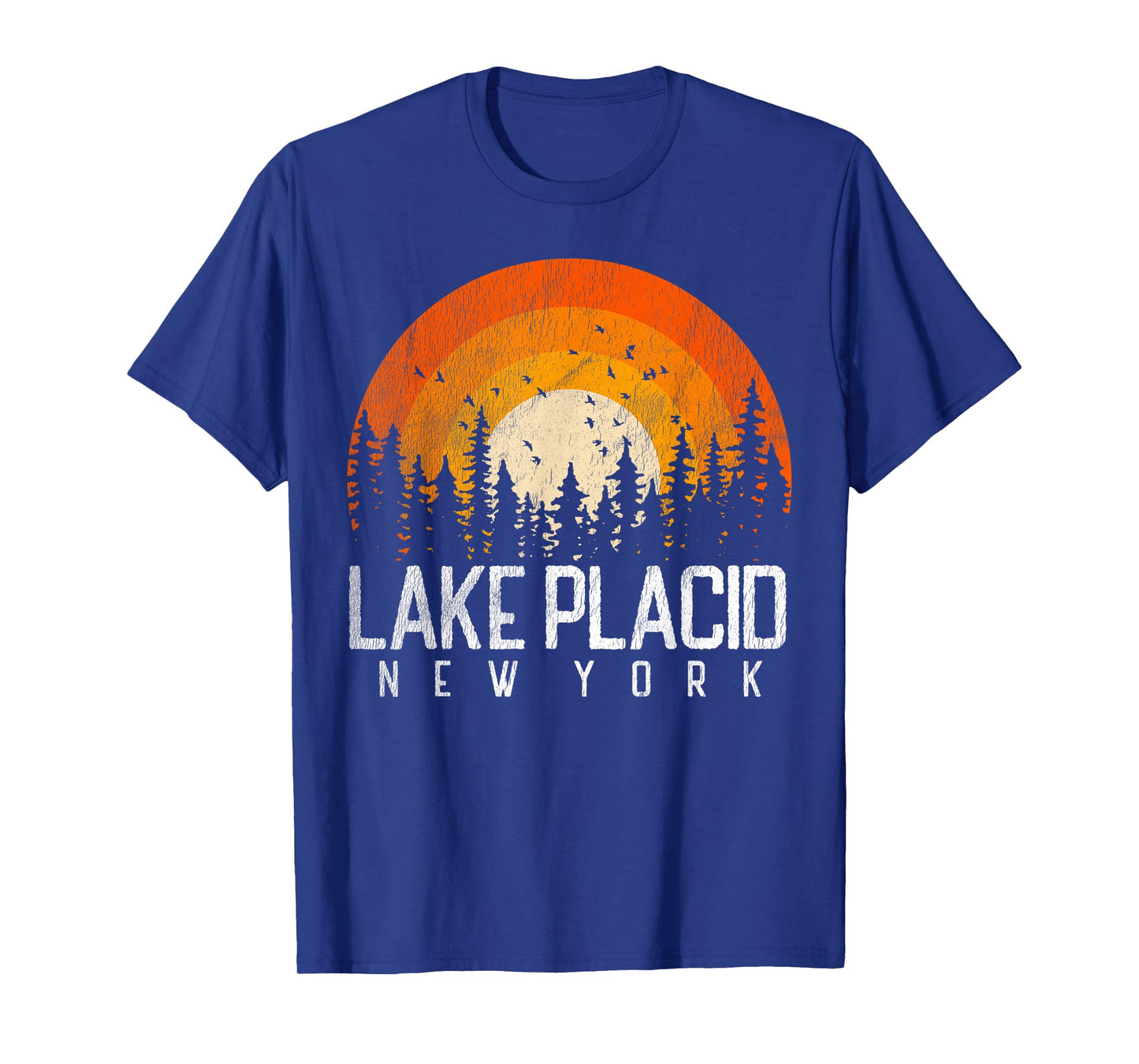 Lake Placid New York NY Shirt Retro Vintage 70s 80s 90s Gift T-Shirt