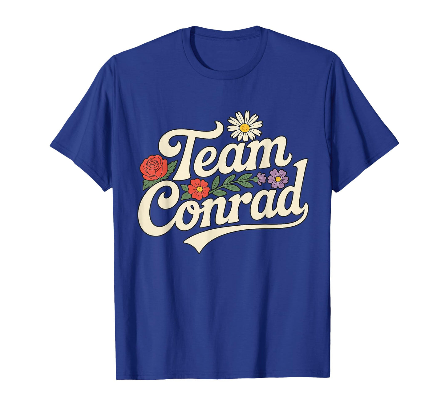 Floral Team Conrad for Men Women Graphic Funny T-Shirt