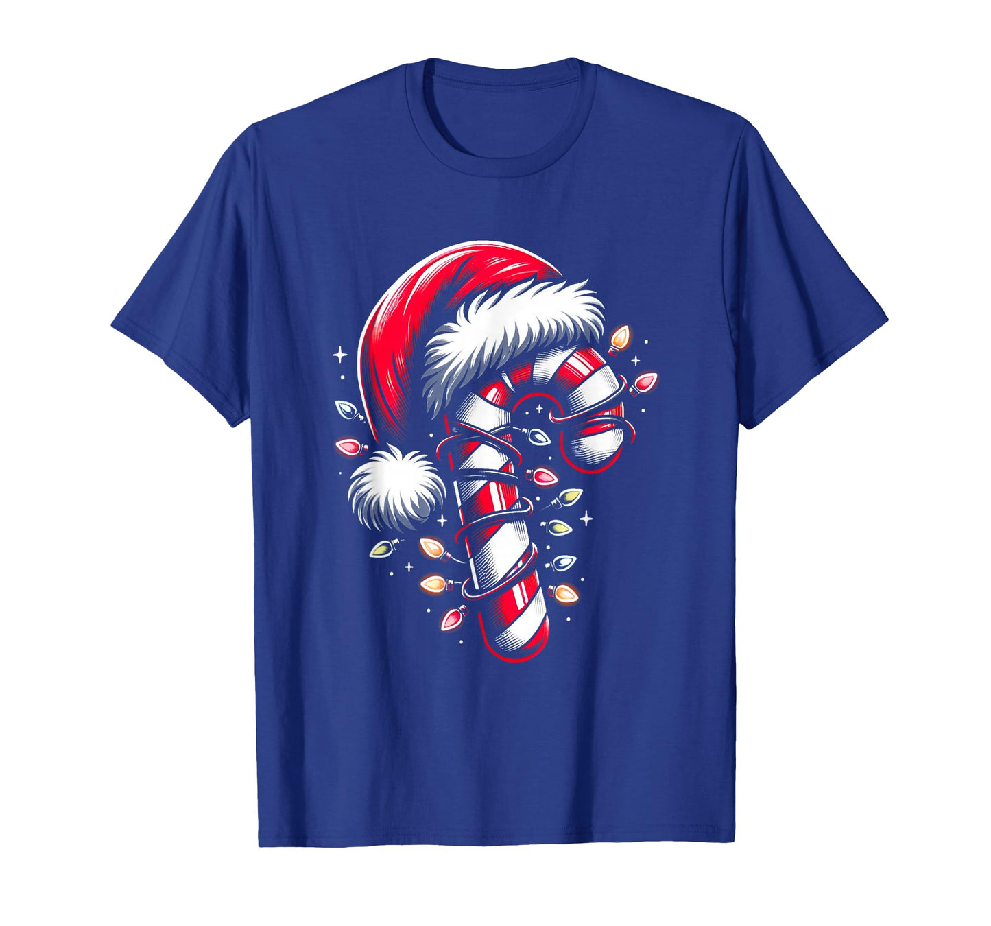 Candy Cane Crew Christmas Lights Family Matching Xmas T-Shirt