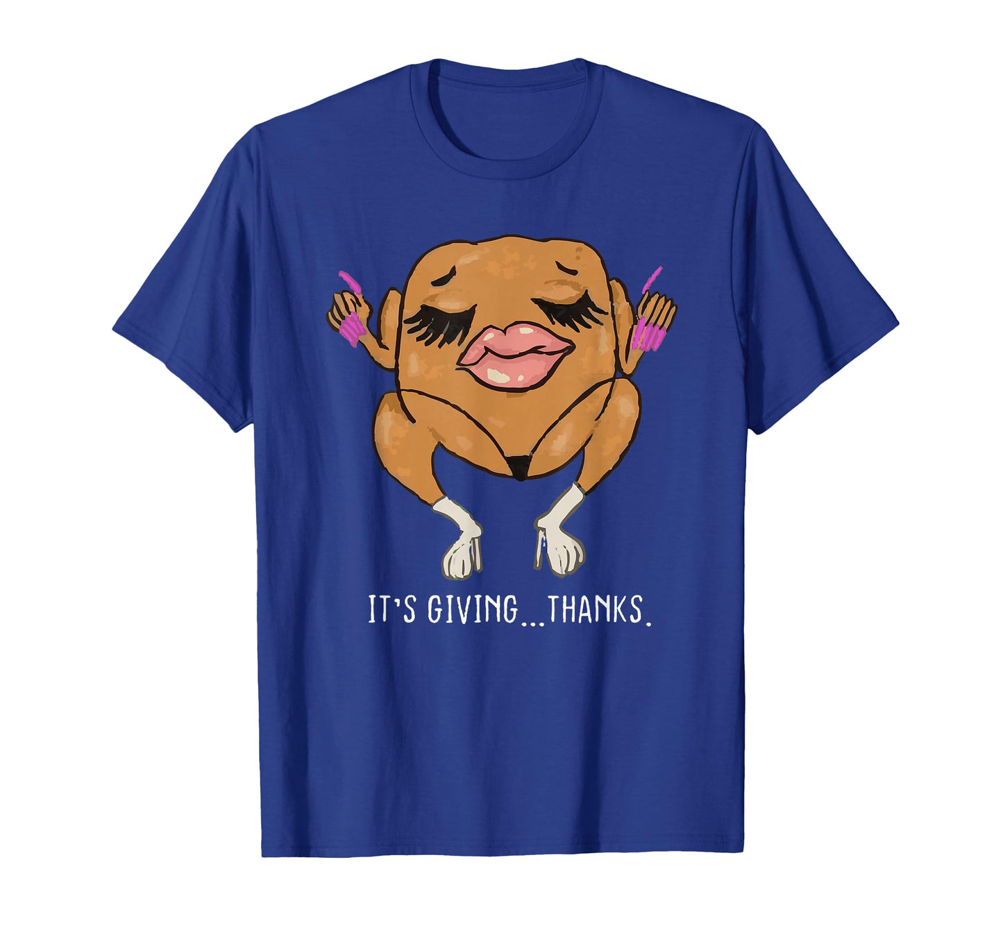 It’s Giving Thanks Turkey Funny Thanksgiving Meme T-Shirt