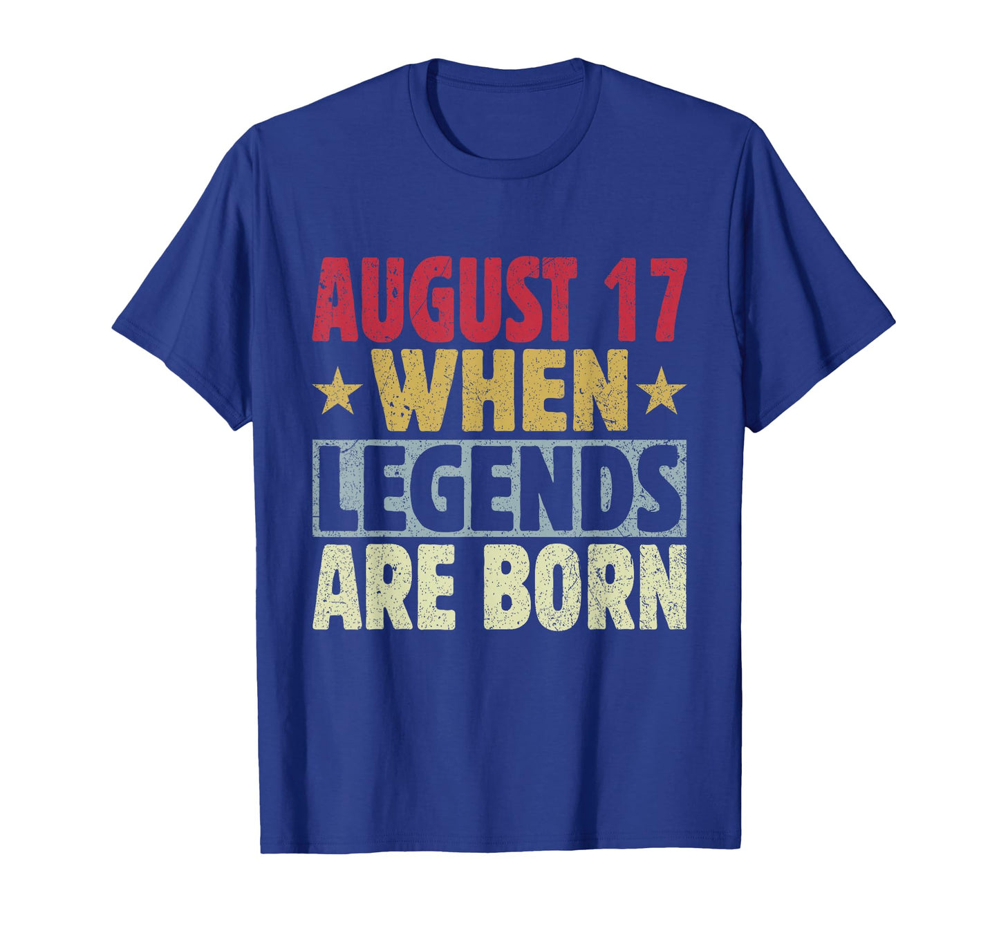 2024 17th Of August Birthday - August 17 Birthday T-Shirt