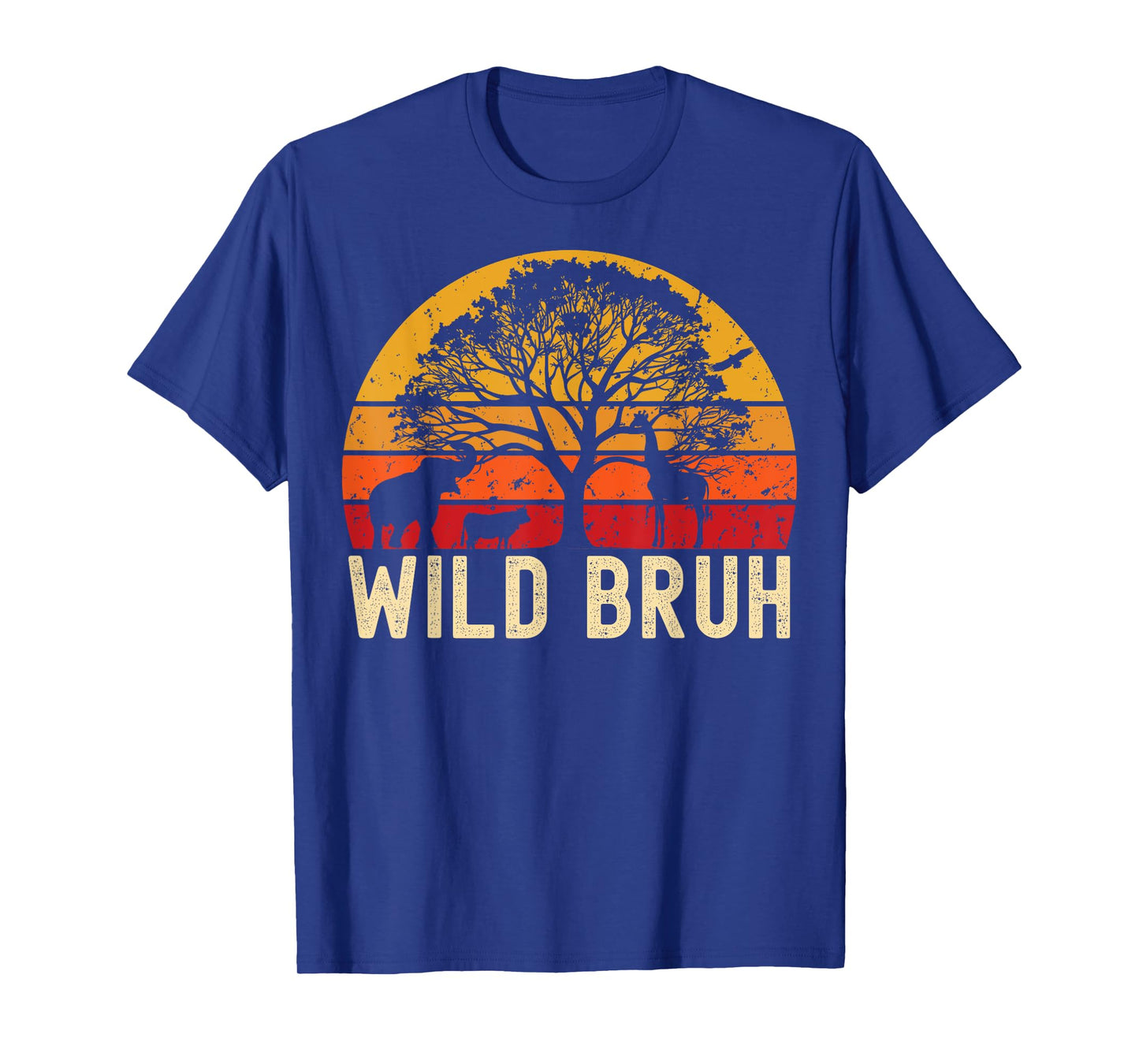 Wild Bruh Zoo Born Wild Birthday Safari Jungle Wild Family T-Shirt