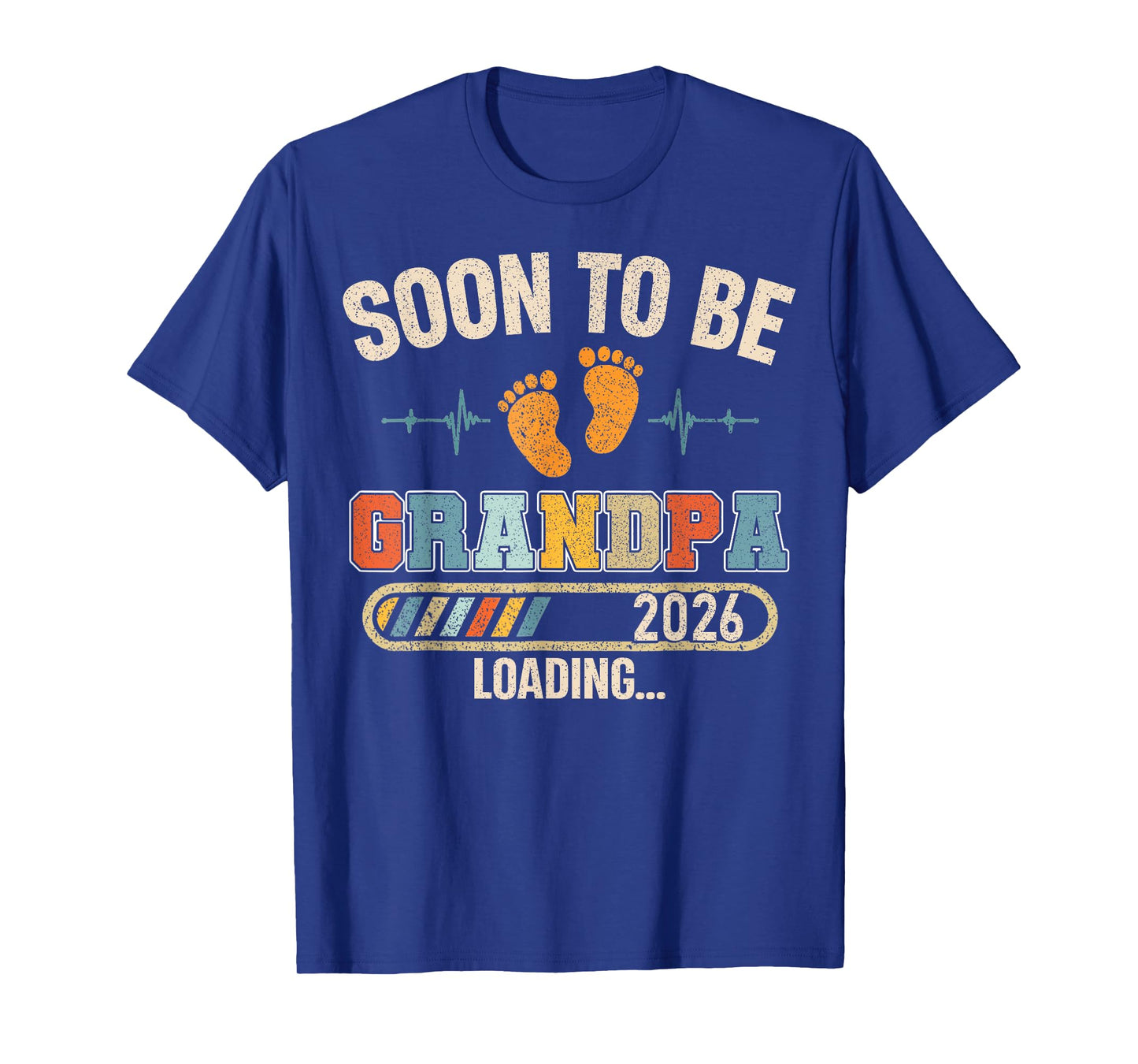 Soon to Be Grandpa 2026 Loading Baby Announcement Poppop T-Shirt
