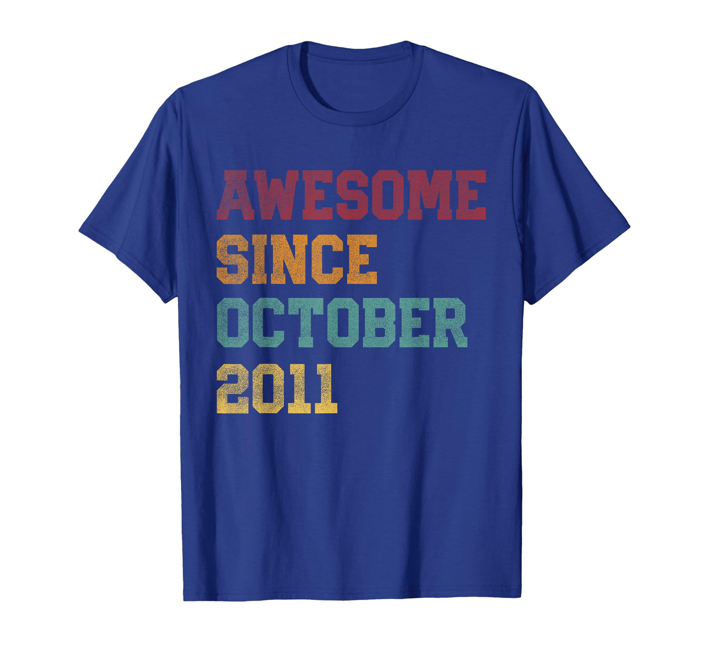 Awesome Since October 2011 14th Birthday 14 Years Old T-Shirt
