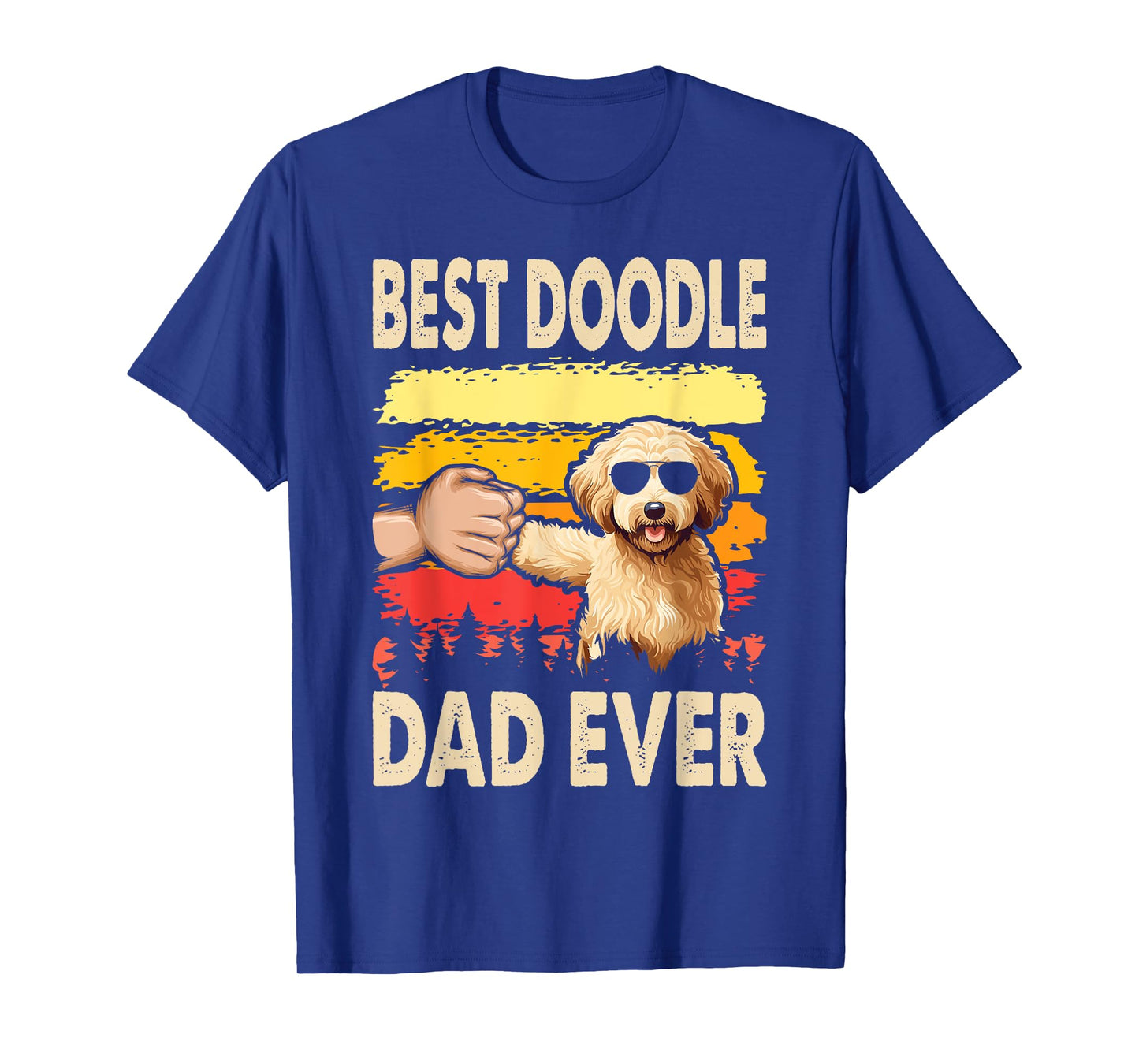 Best Doodle Dad Ever Goldendoodle Dog Dad Father's Day T-Shirt