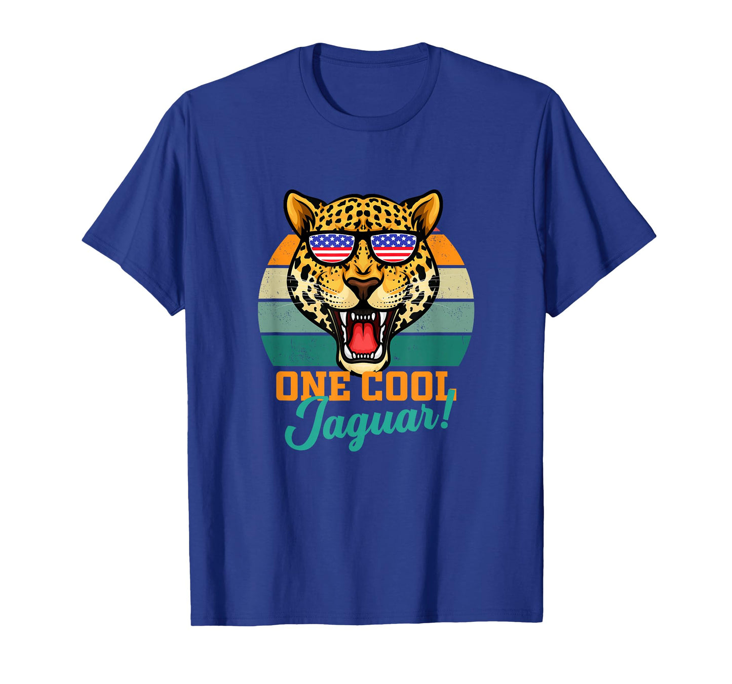 Jaguar Gifts Jaguars USA Flag Men Women Kids Boys Girls T-Shirt