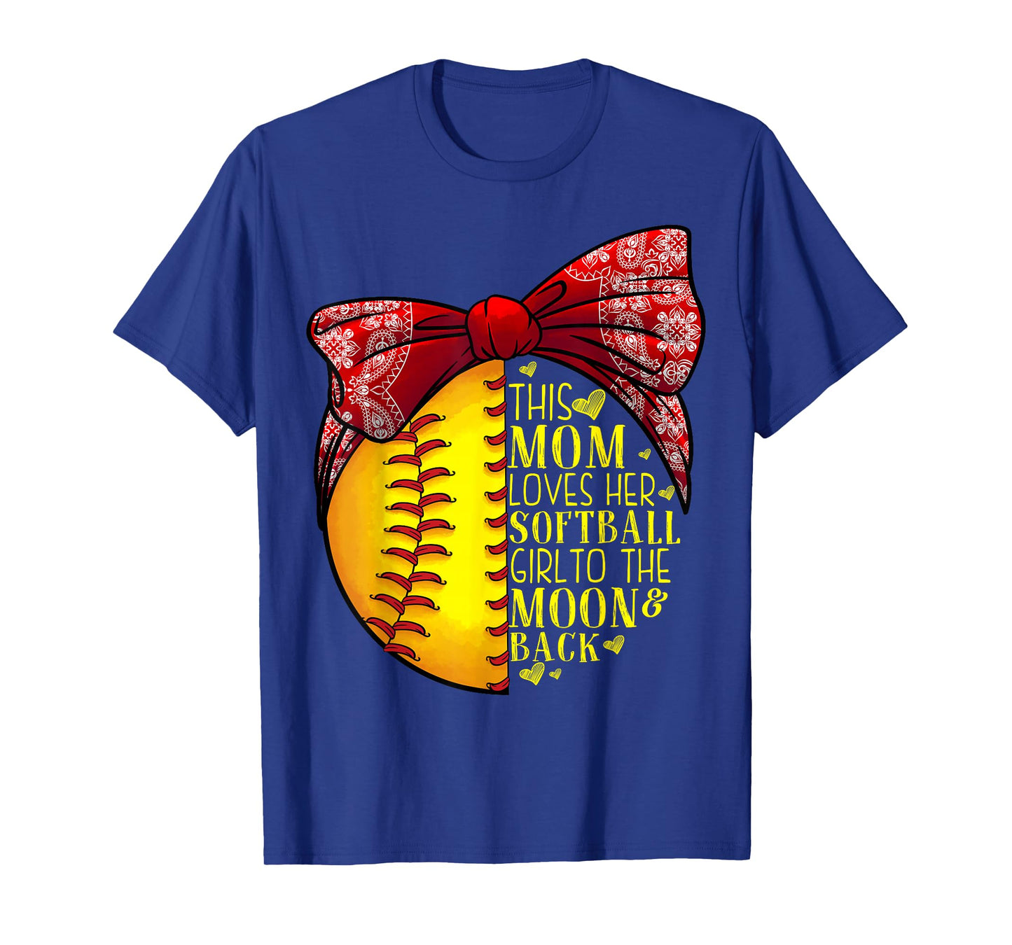 Funny Softball Gift Mom Women Pitcher Catcher Girls Lovers T-Shirt