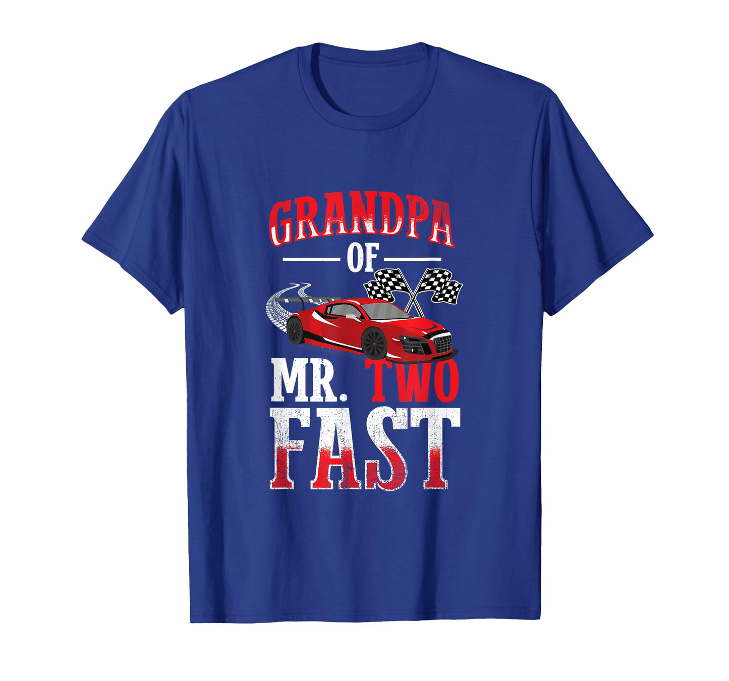 Grandpa Of Mr. Two Fast - Two Fast 2 Curious 2nd Birthday T-Shirt