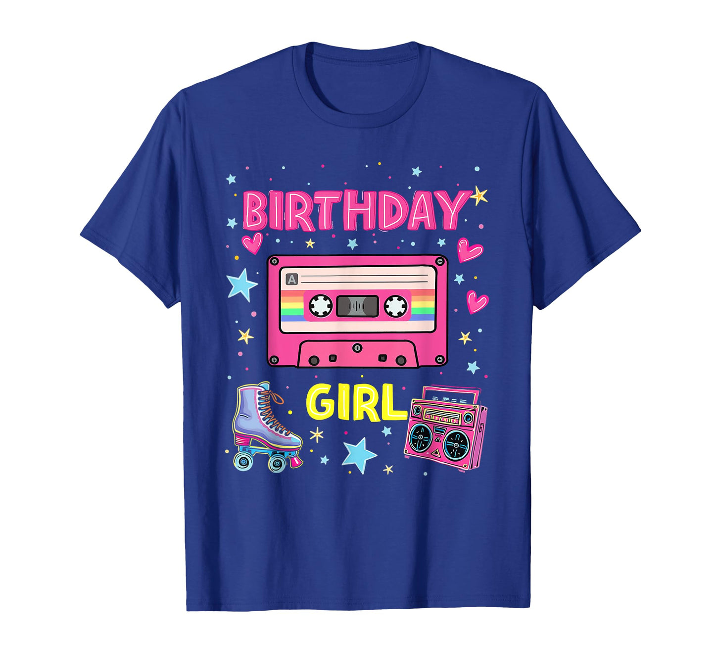 Birthday Girl 80s 90s Birthday Party Costume 1980s Women T-Shirt