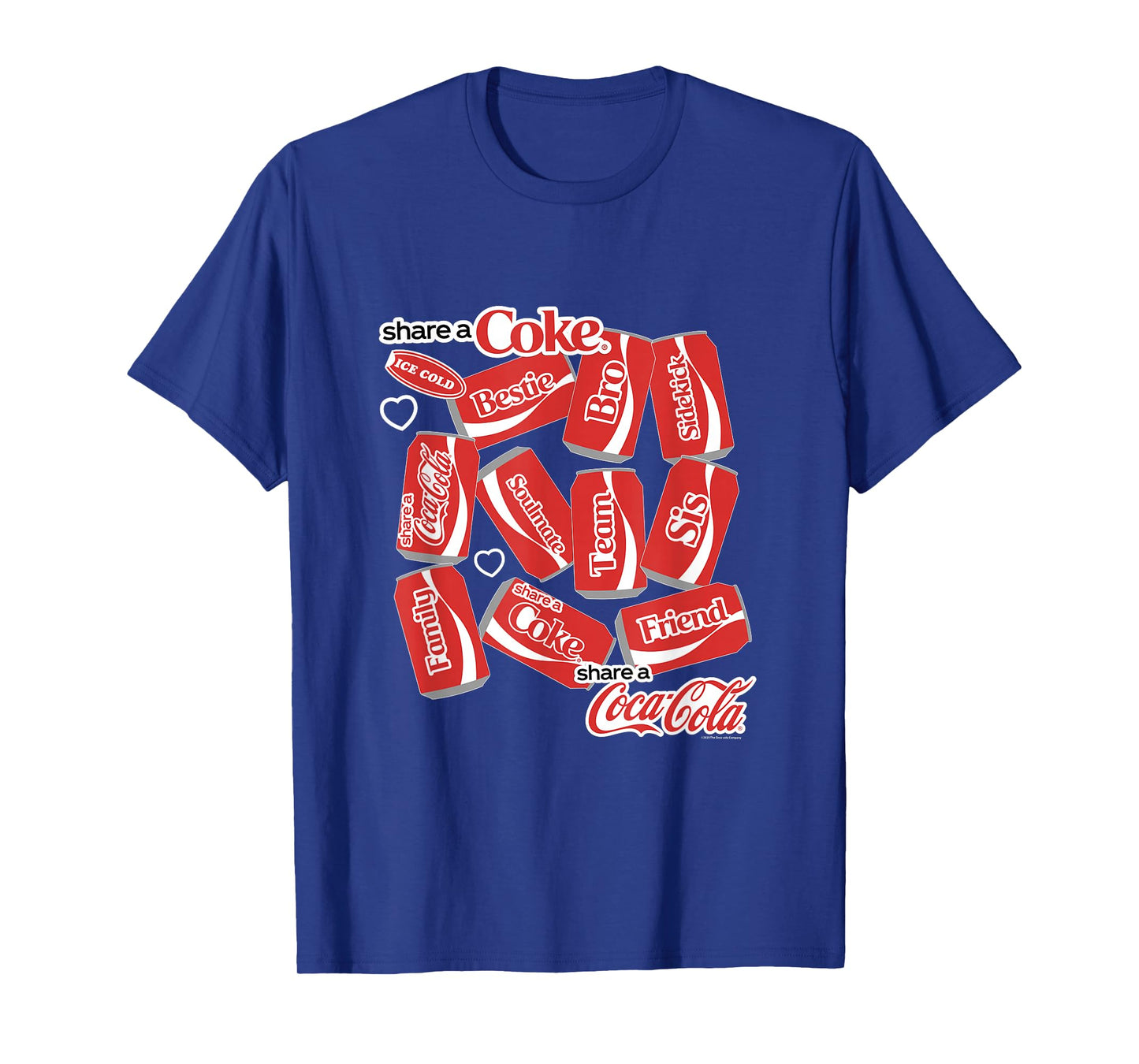 Coca-Cola Share A Coke Family Soda Can Jumble T-Shirt