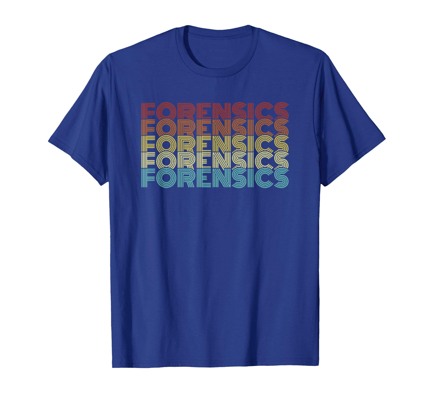 Vintage Forensics Retro Text Psychology Science True Crime T-Shirt