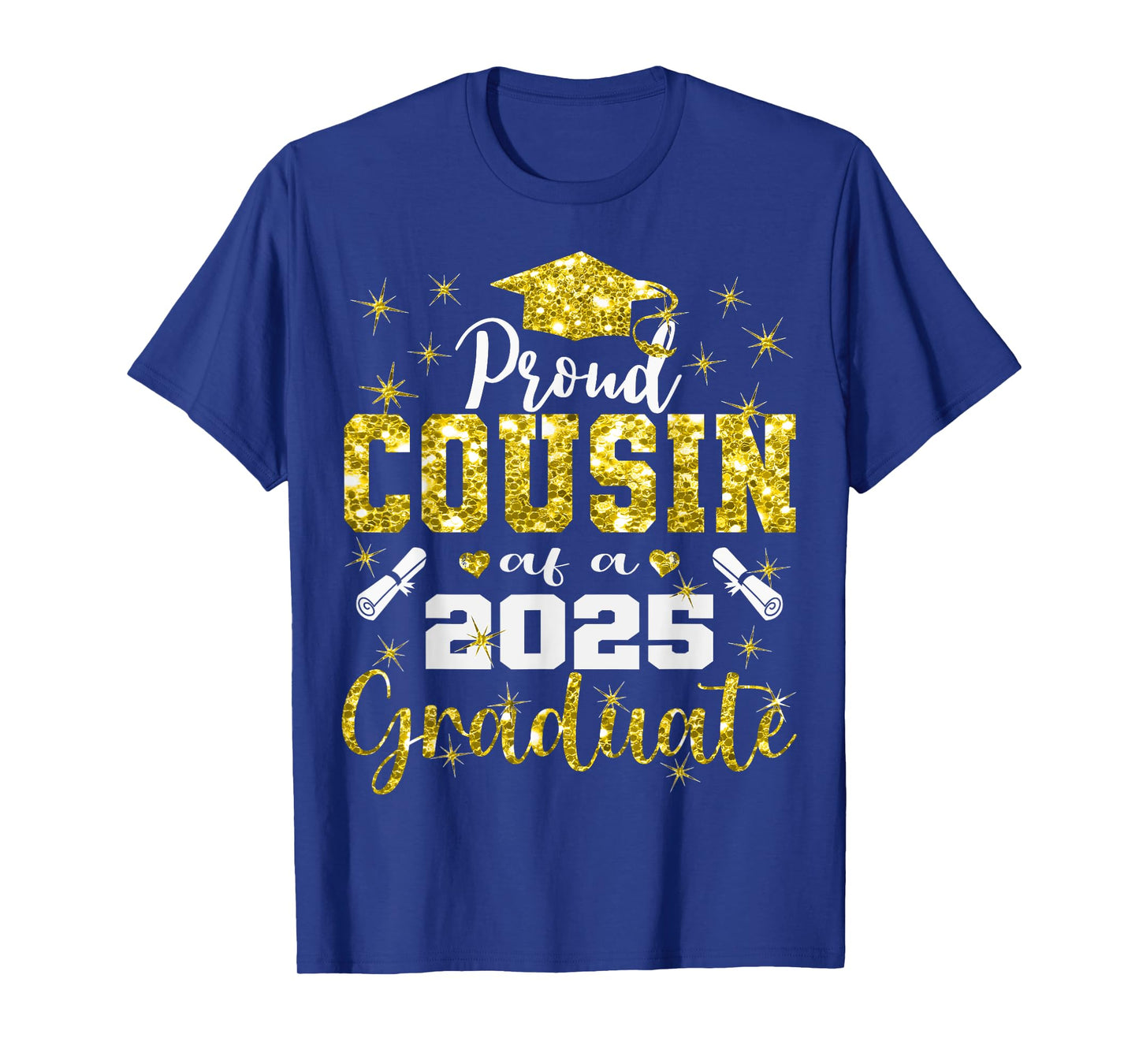 Super Proud Cousin of 2025 Graduate Senior Graduation Family T-Shirt