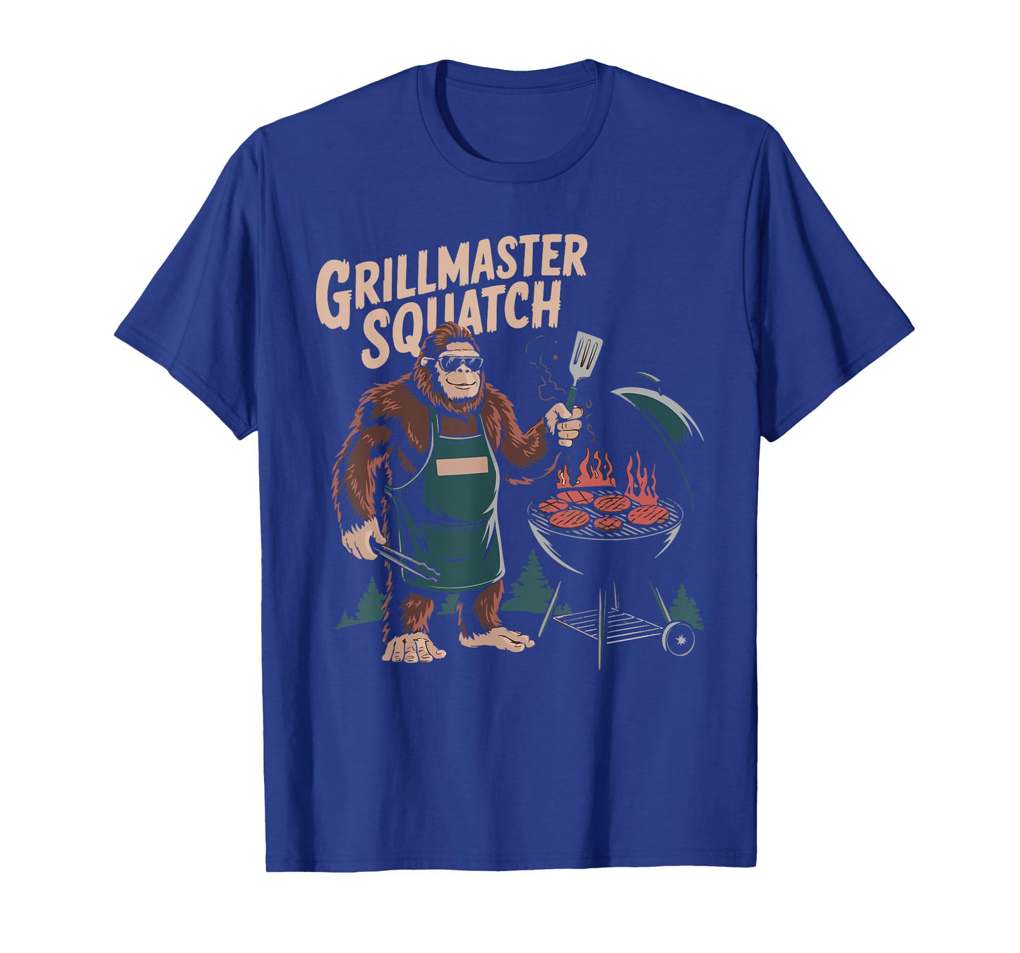 Grillmaster Sasquatch BBQ Lover Funny Grilling Barbeque T-Shirt