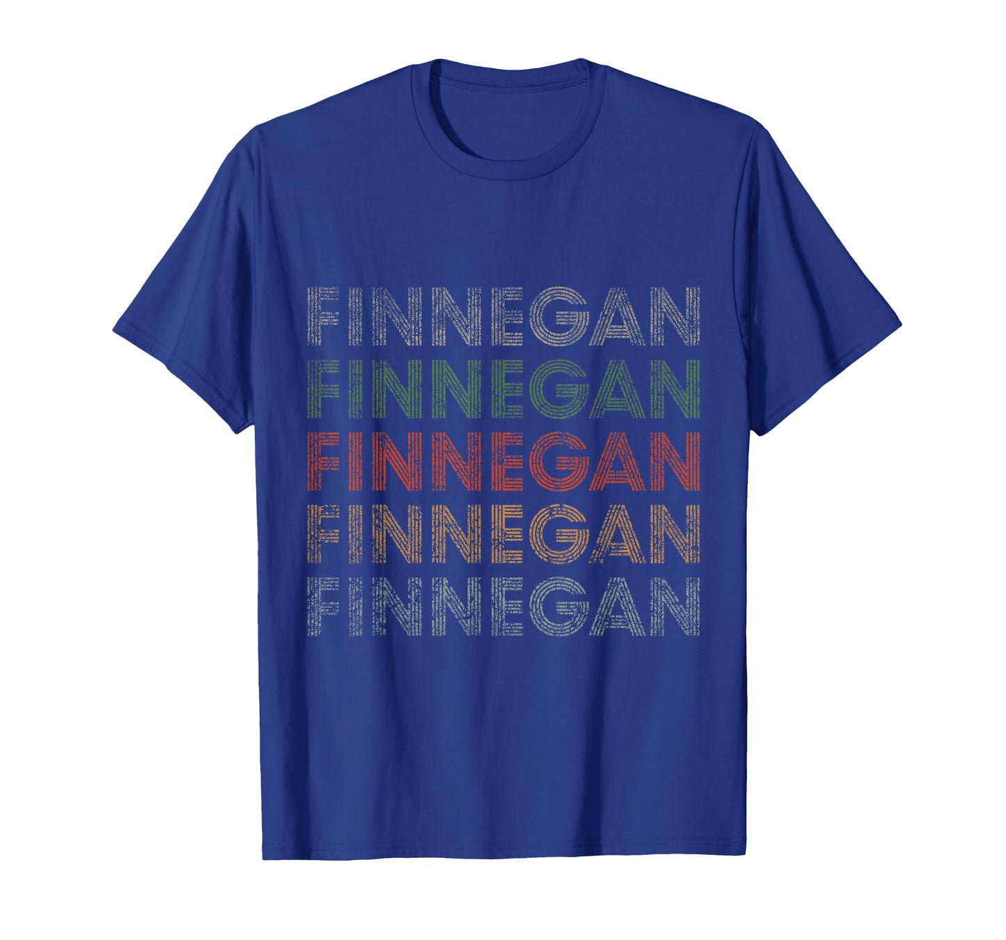 Finnegan First Name Grunge Style Vintage Retro T-Shirt