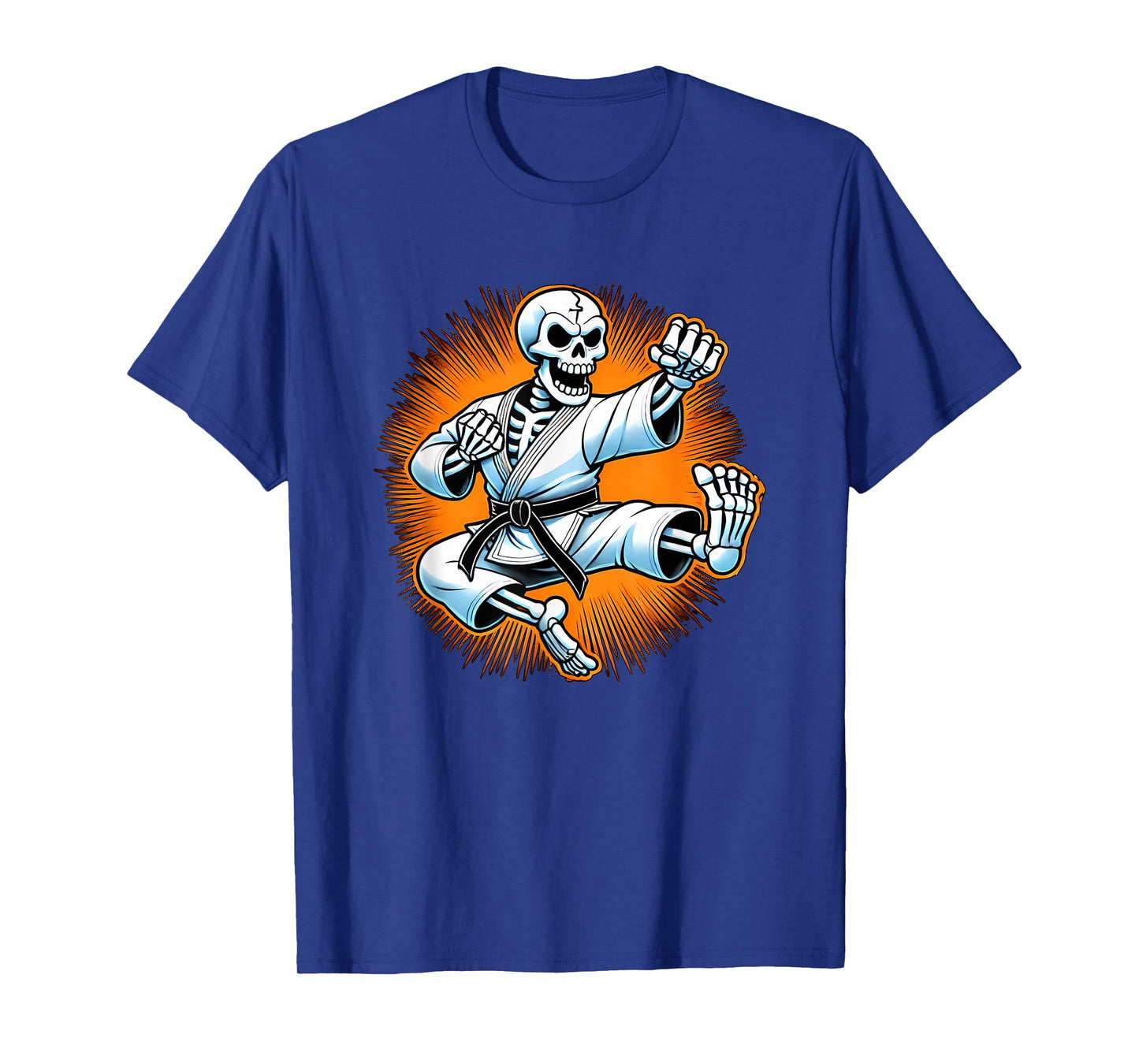 Halloween Skeleton Karate T-Shirt
