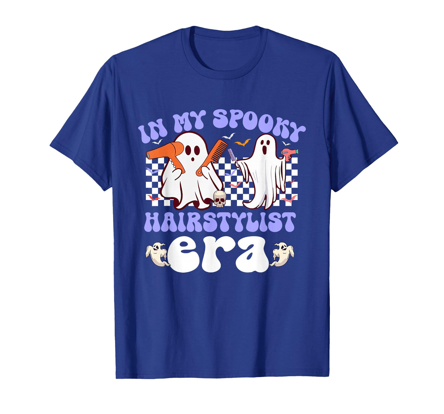 Hippie Groovy in My Spooky Hairstylist Era Ghost Halloween T-Shirt