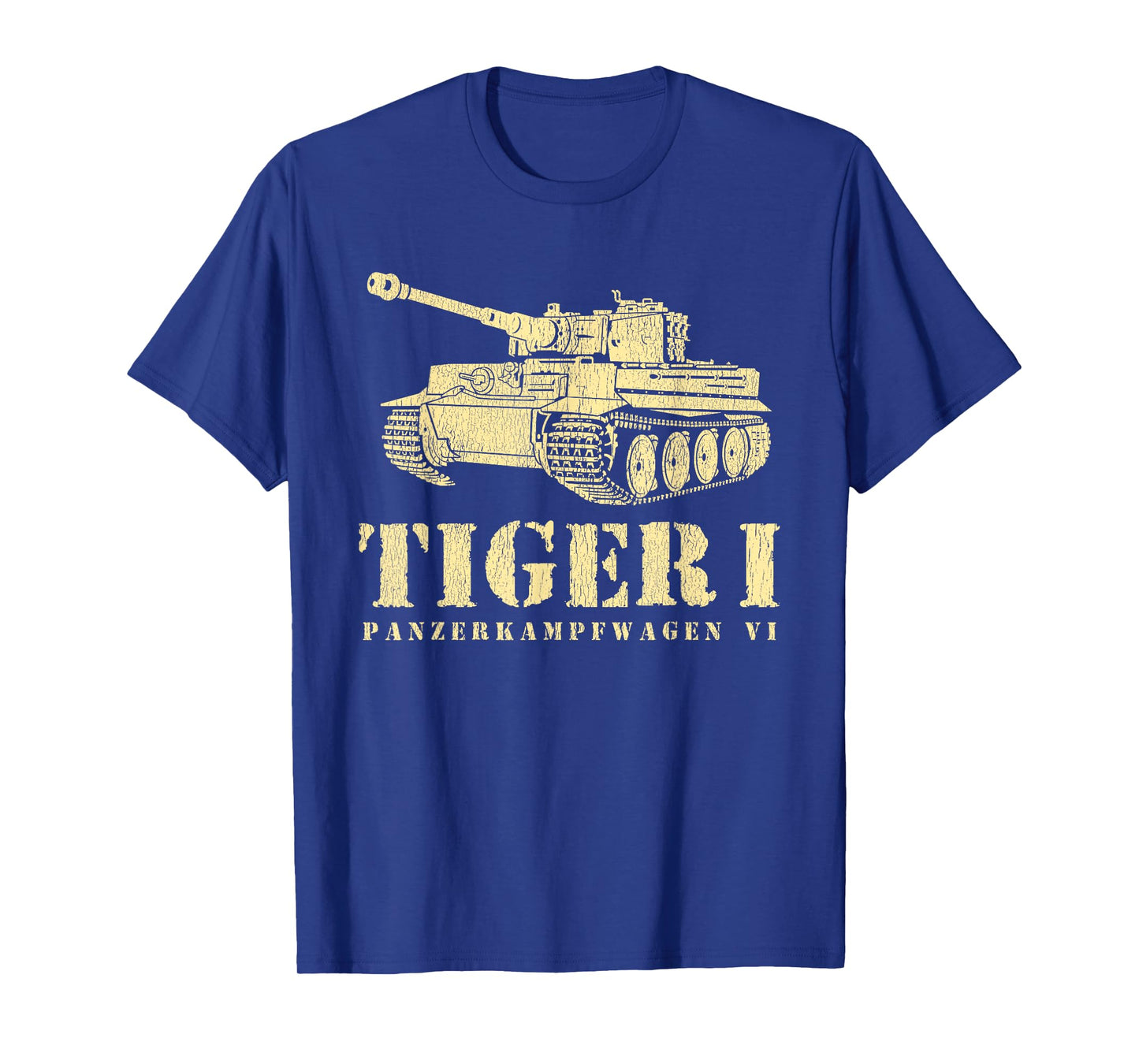 Funny Army Vintage Tiger Tank PzKpfw VI WWII Gift Men Boys T-Shirt