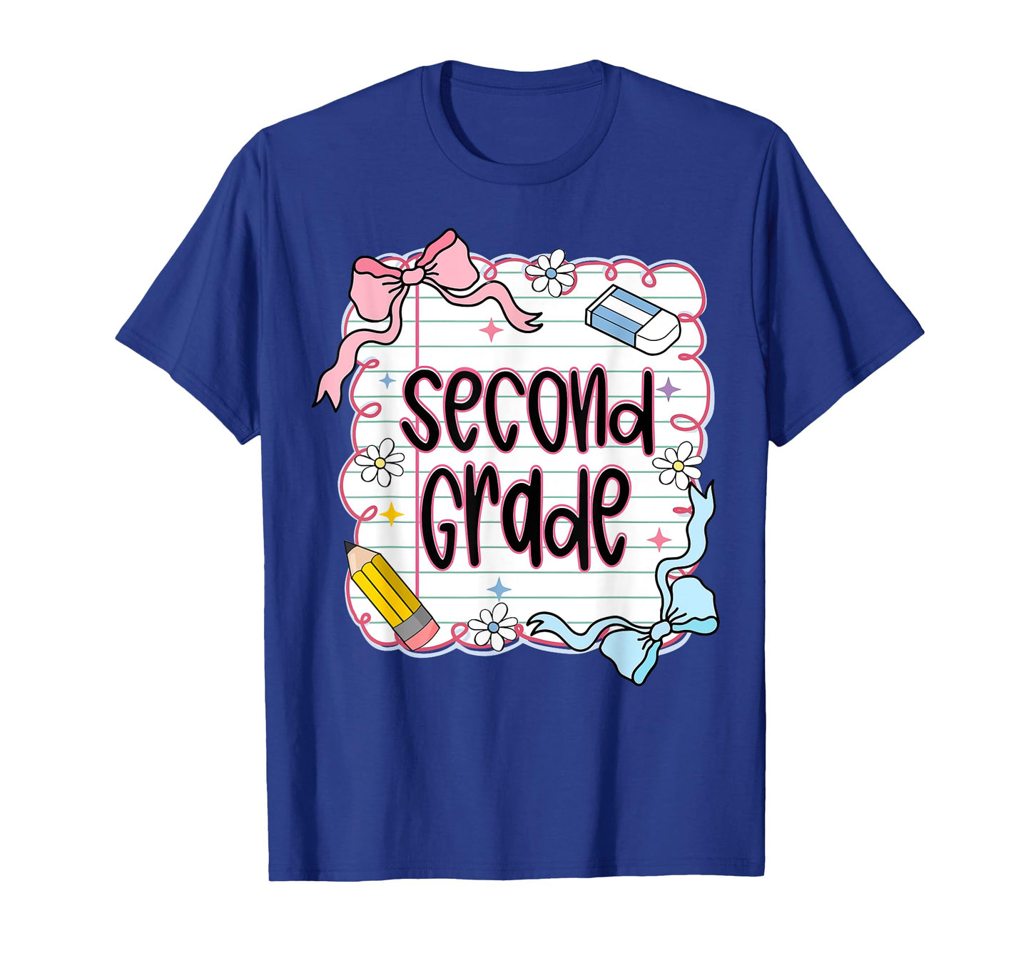 Second Grade Coquette Bow First Day Of School Back To School T-Shirt