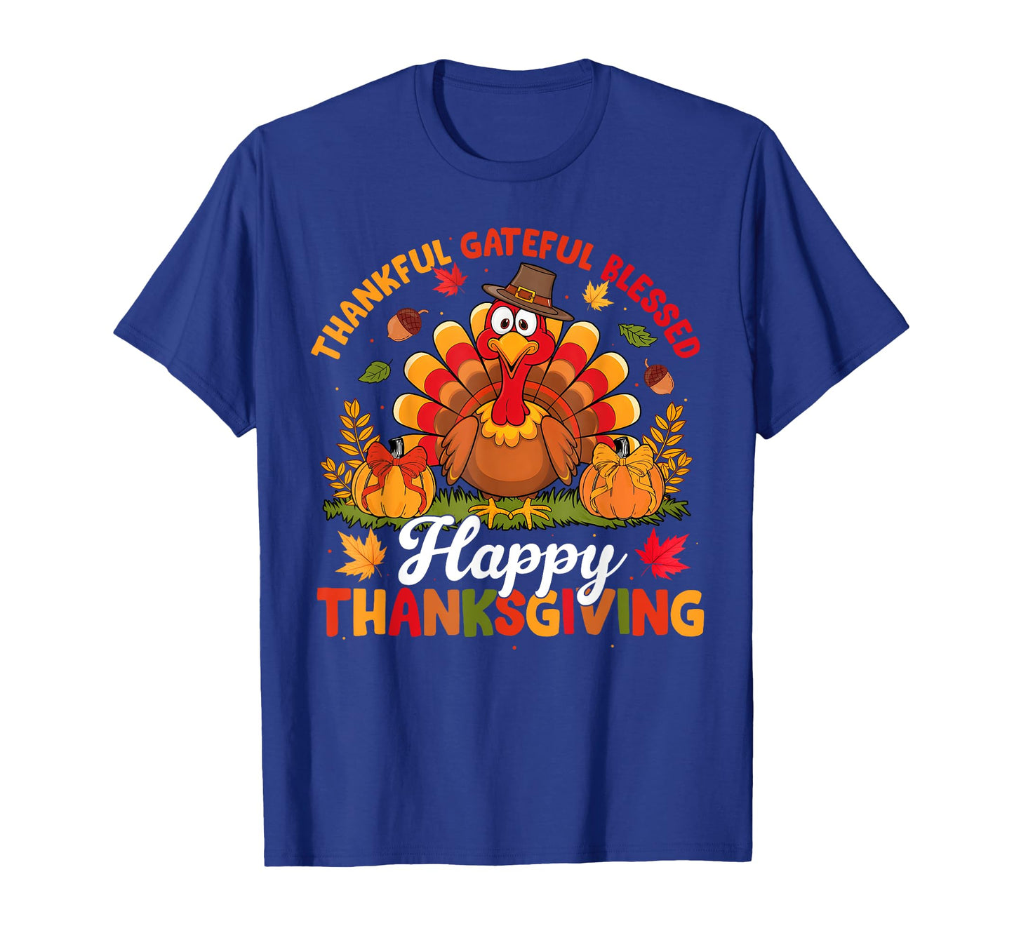 Happy Thanksgiving Turkey Family Matching Dinner Fall T-Shirt