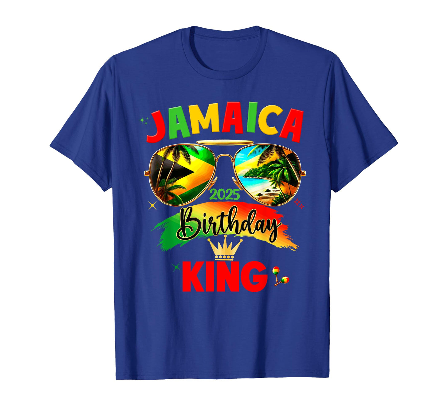 Birthday King 50th Jamaica 2025 T-Shirt