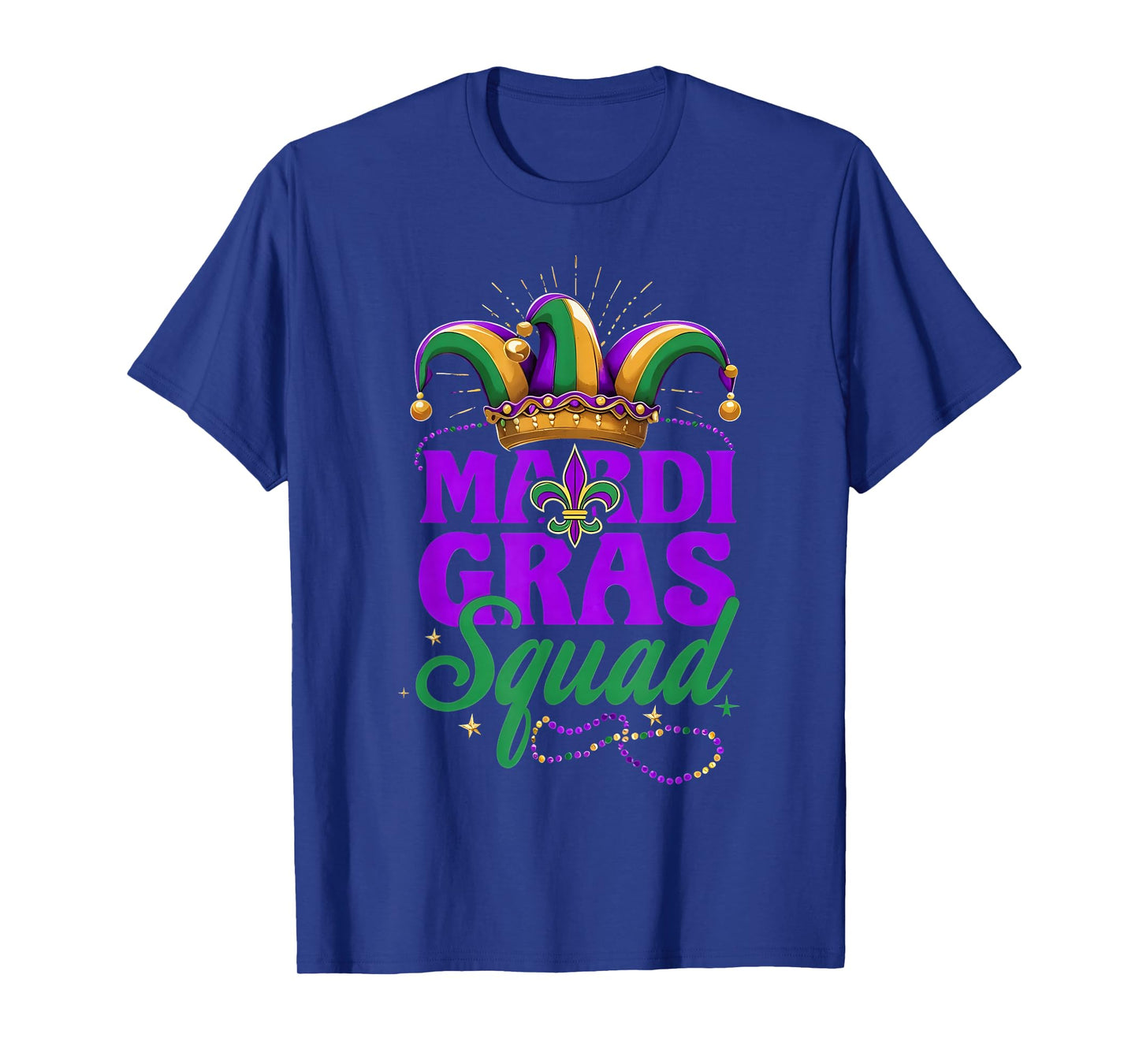 Mardi Gras Squad Matching Group Mardi Gras Cruise Crew Party T-Shirt
