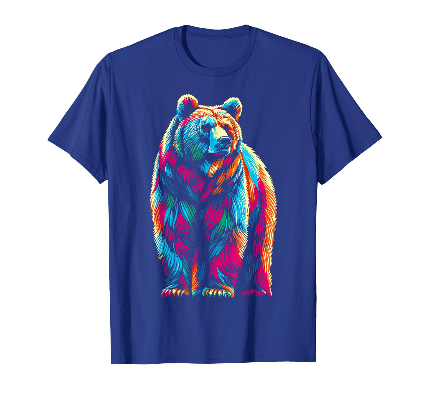 Bear Wildlife Colorful Bear T-Shirt