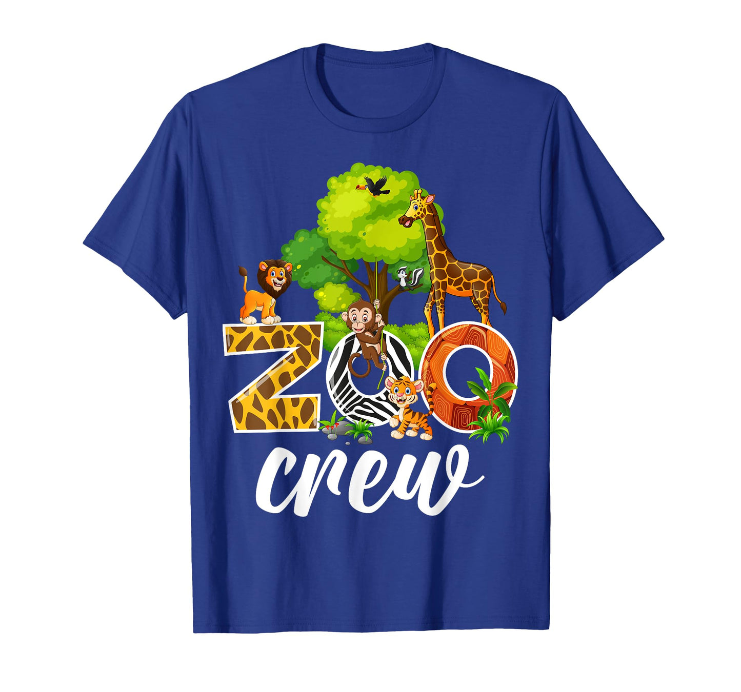 Zoo Keeper Safari Wildlife Jungle Animals Zoo Crew T-Shirt