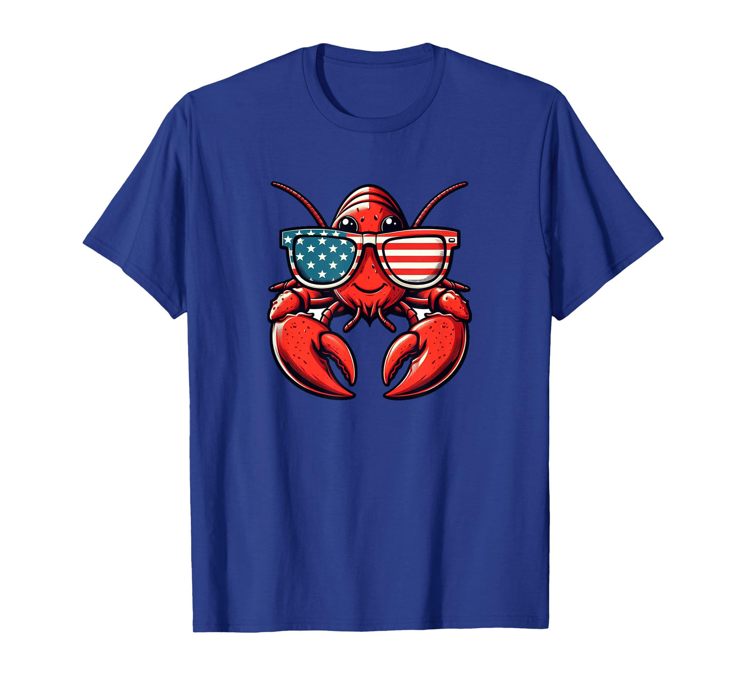 Lobster 4th of July US Flag Patriotic T-Shirt